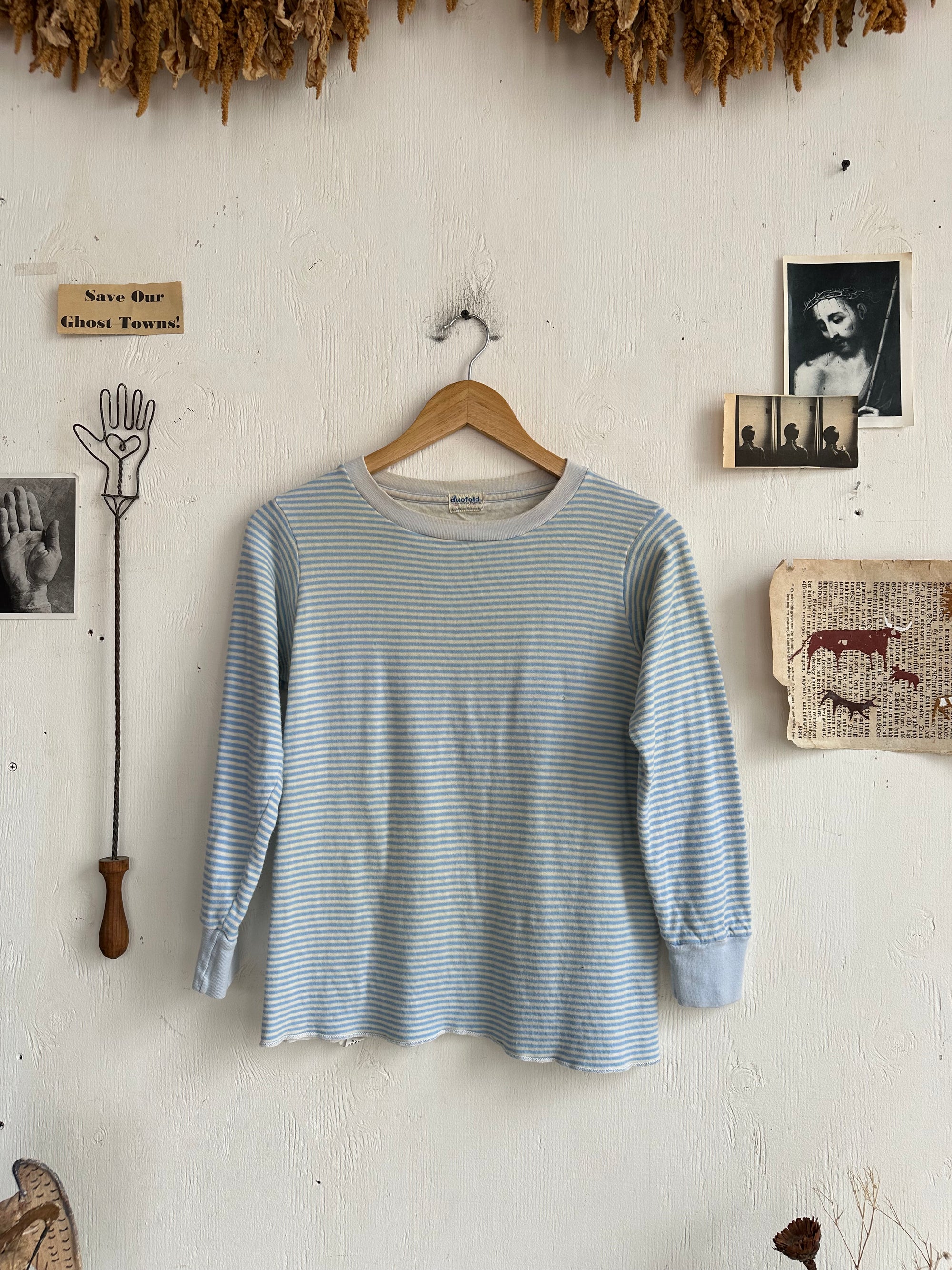1970s Striped Duofold Thermal