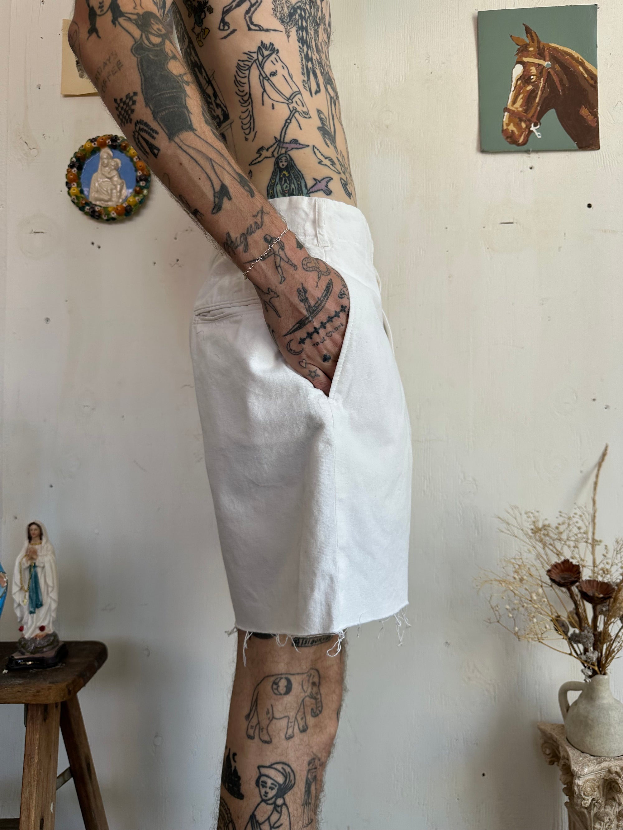 1940s Chopped Navel Academy Shorts (31)