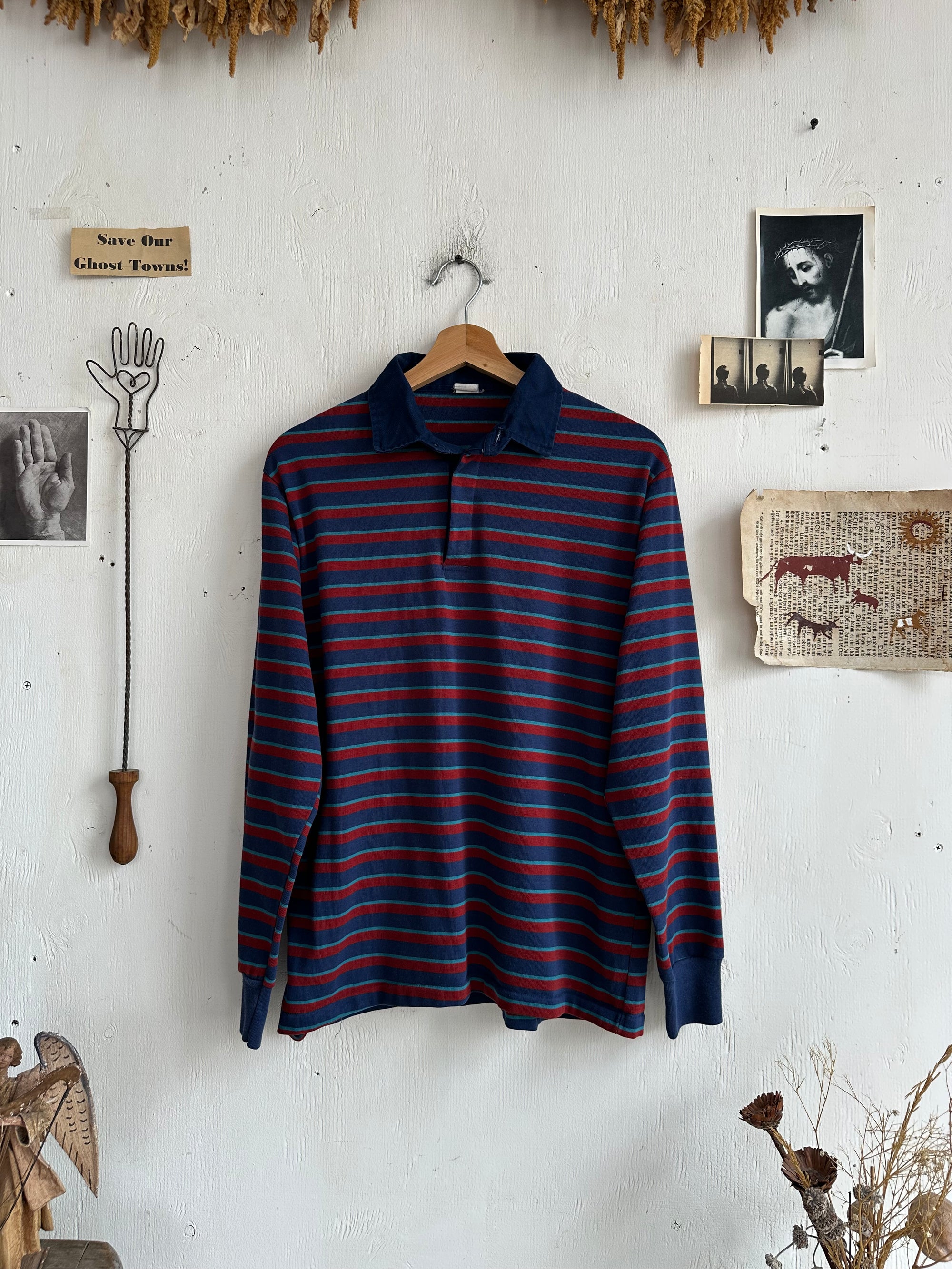 1990s Striped Rugby Shirt