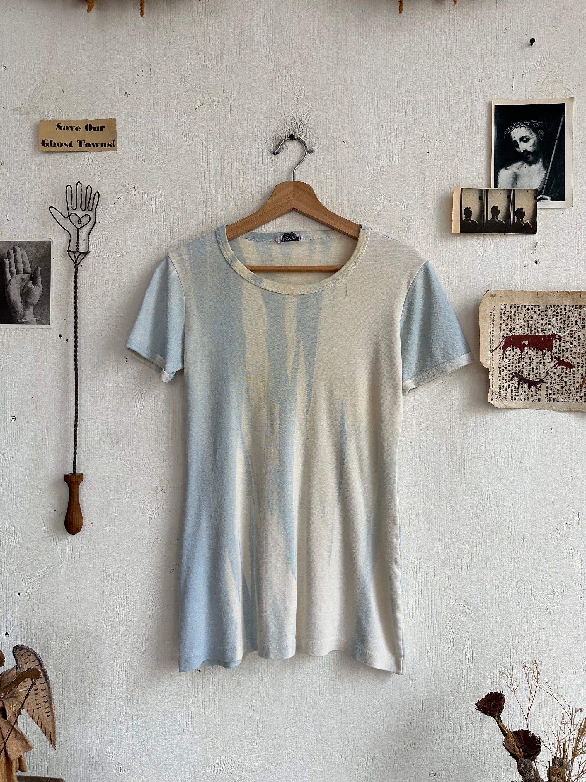 1960s Baby Blue Misdyed Blank