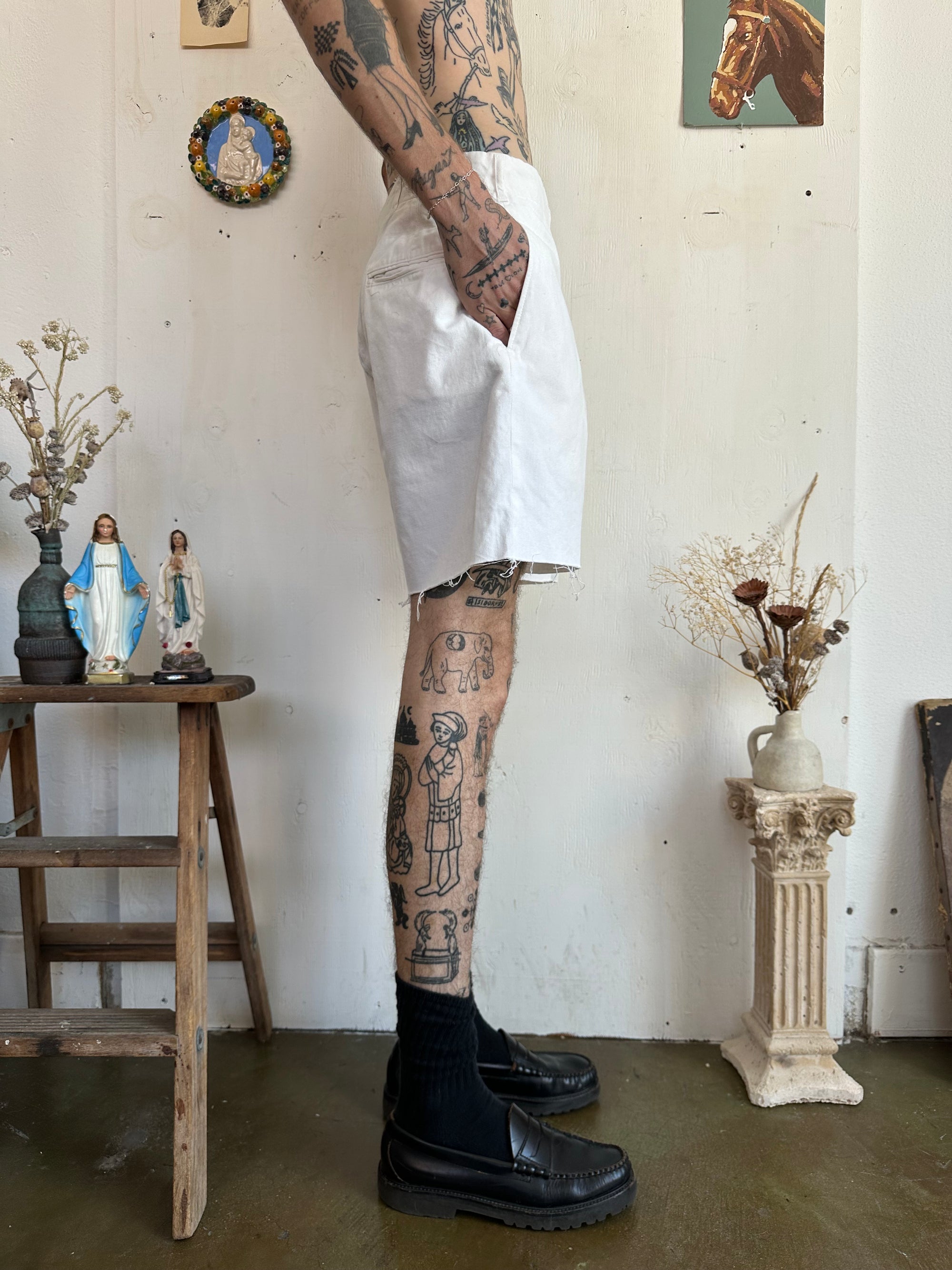 1940s Chopped Navel Academy Shorts (31)