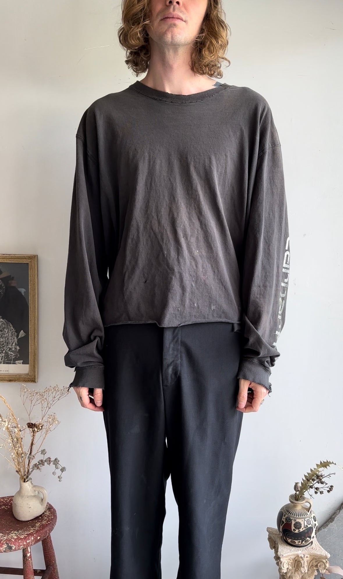 2000s Thrashed Carhartt Long Sleeve (Chopped L/XL)