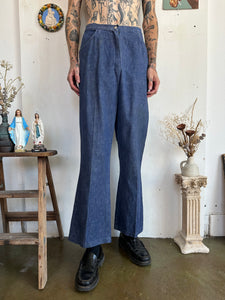 1970s Flared Denim Pants (28/29)