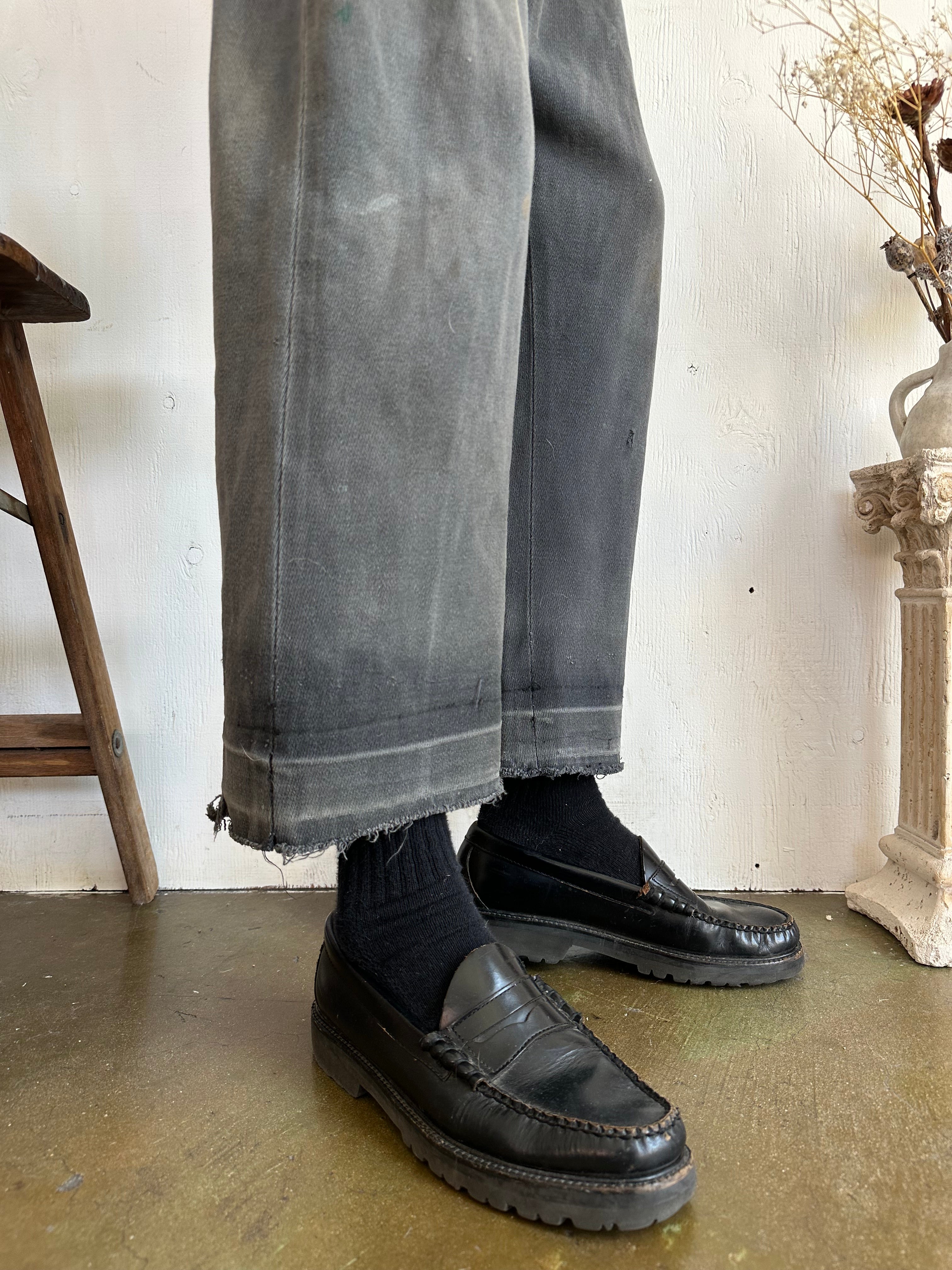 1950s Thrashed Heavy Whipcord Trousers (33/27)