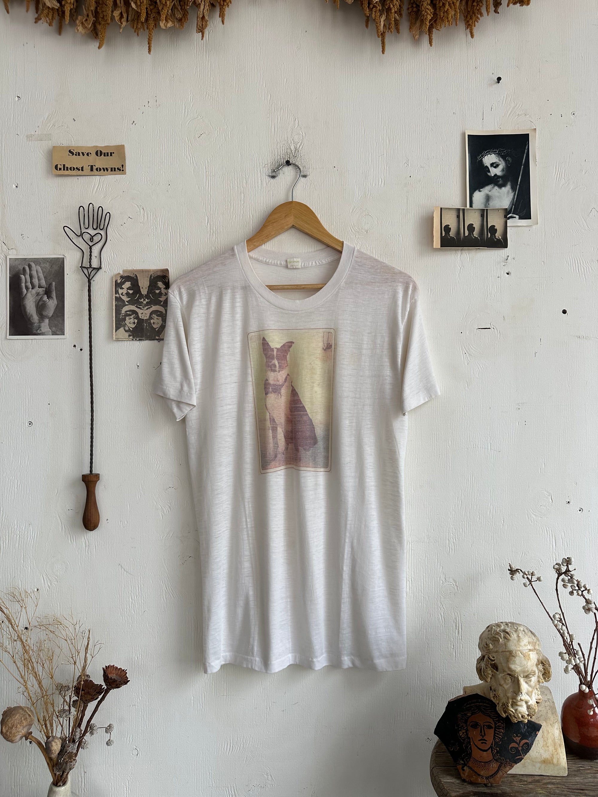 1980s Paper Thin Dog Portrait Tee