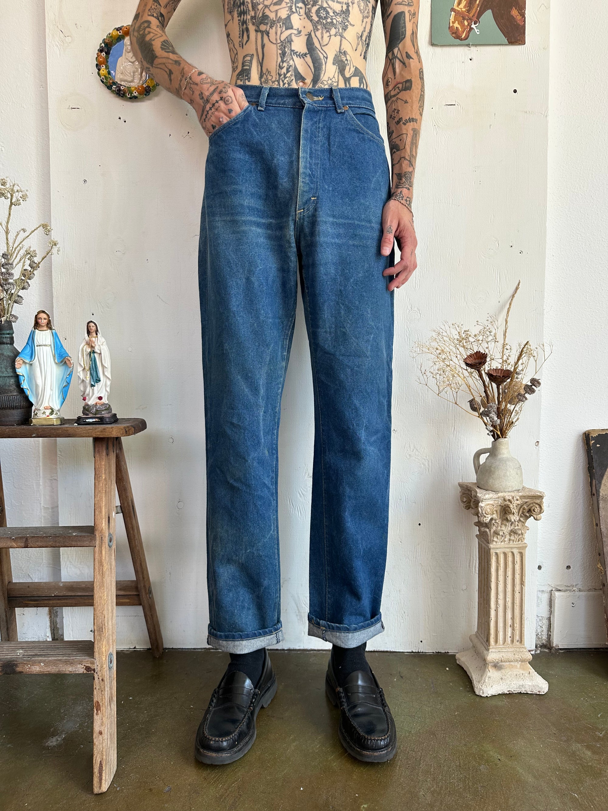 1970s Union Made Lee Straight Leg Jeans (29/32)