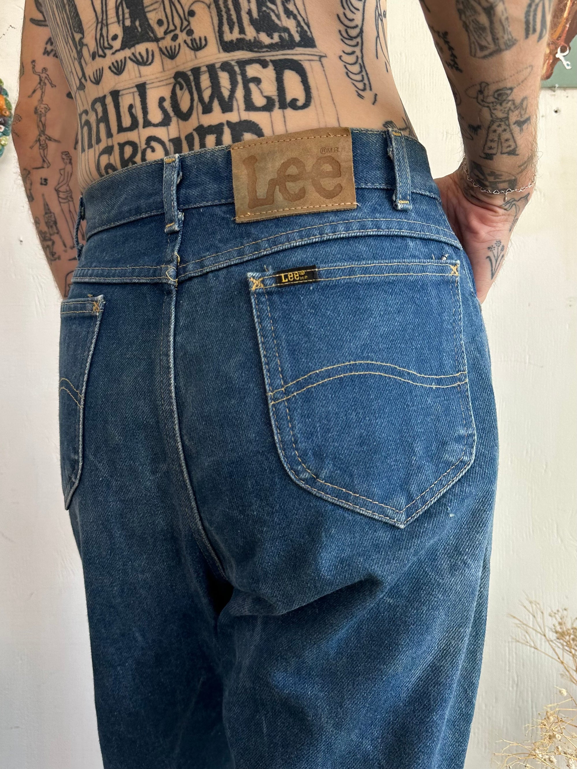 1970s Union Made Lee Straight Leg Jeans (29/32)