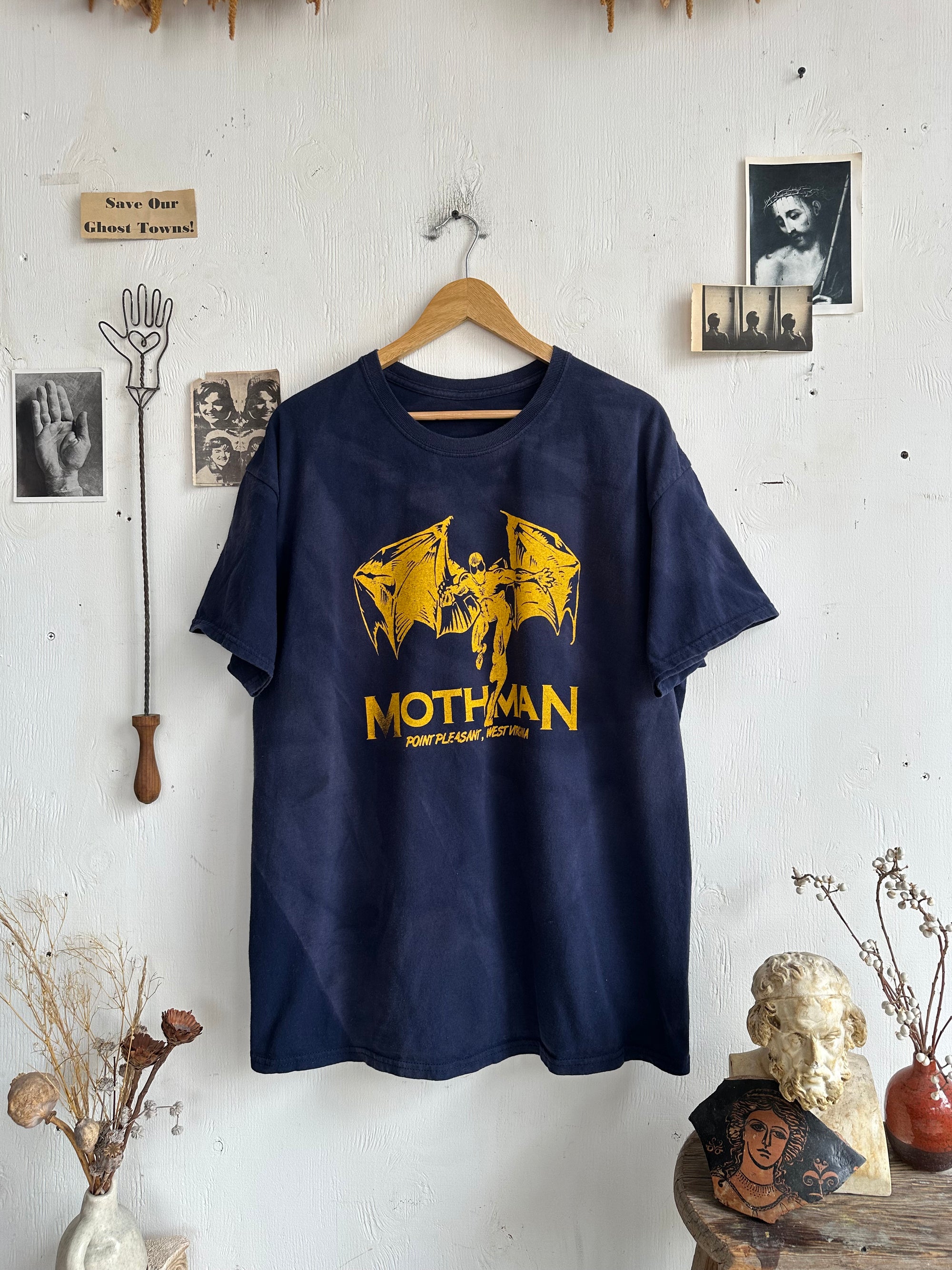 2000s Discolored Mothman Tee
