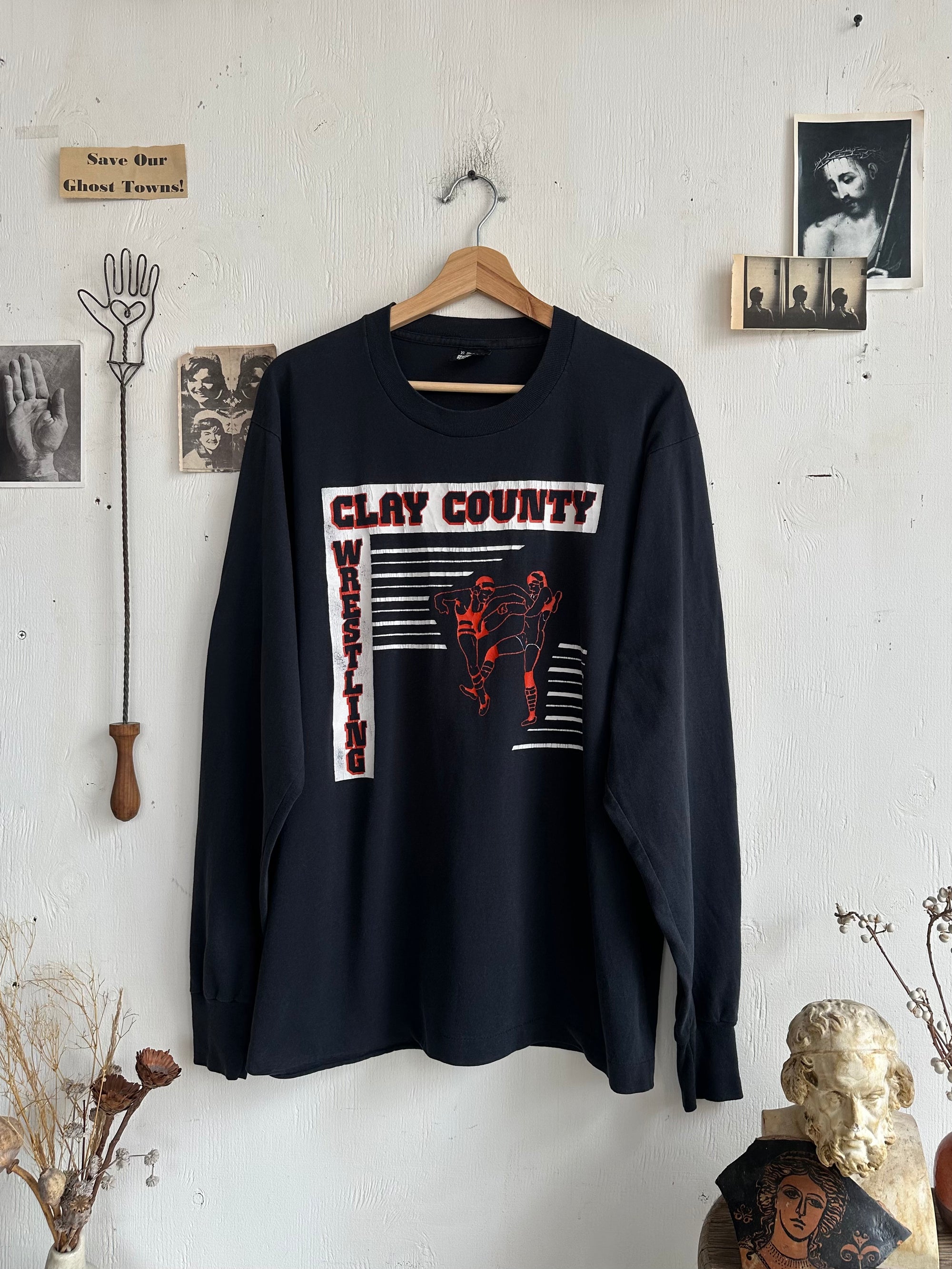 1980s Clay Country Wrestling Long Sleeve