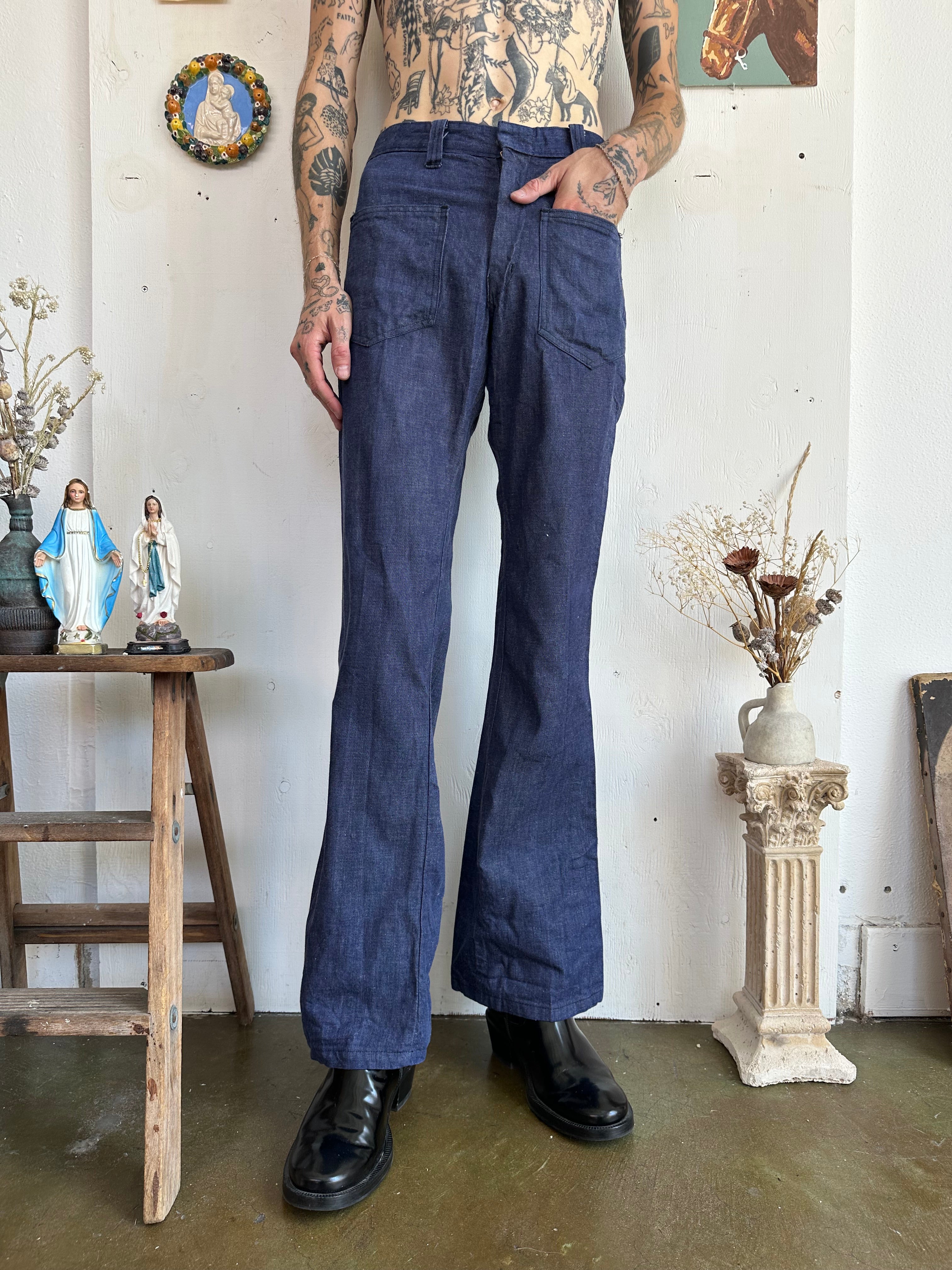 1970s Deadstock Seafarer Flare Denim (29/34)