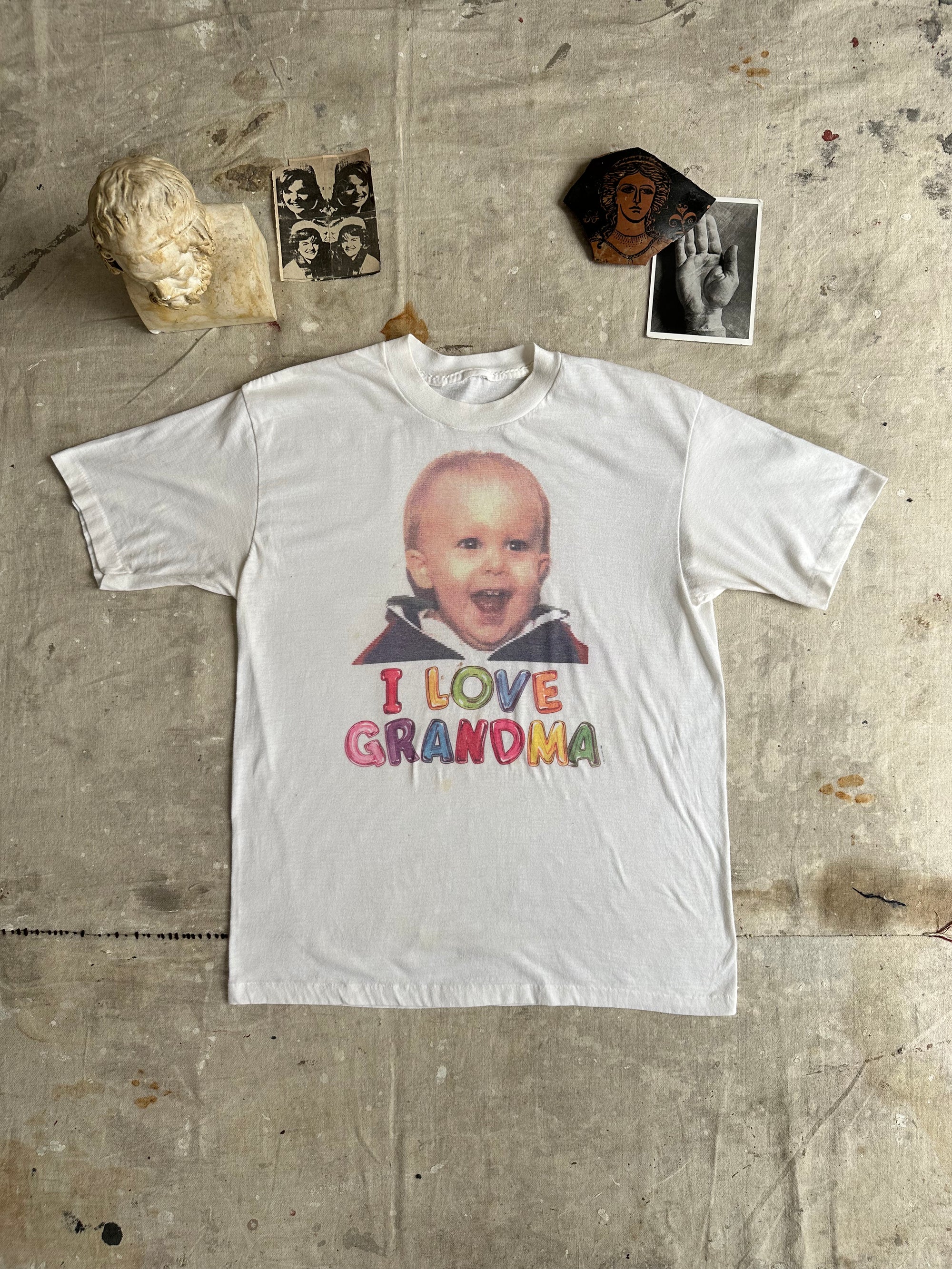 1980s Well Worn I Love Grandma Tee