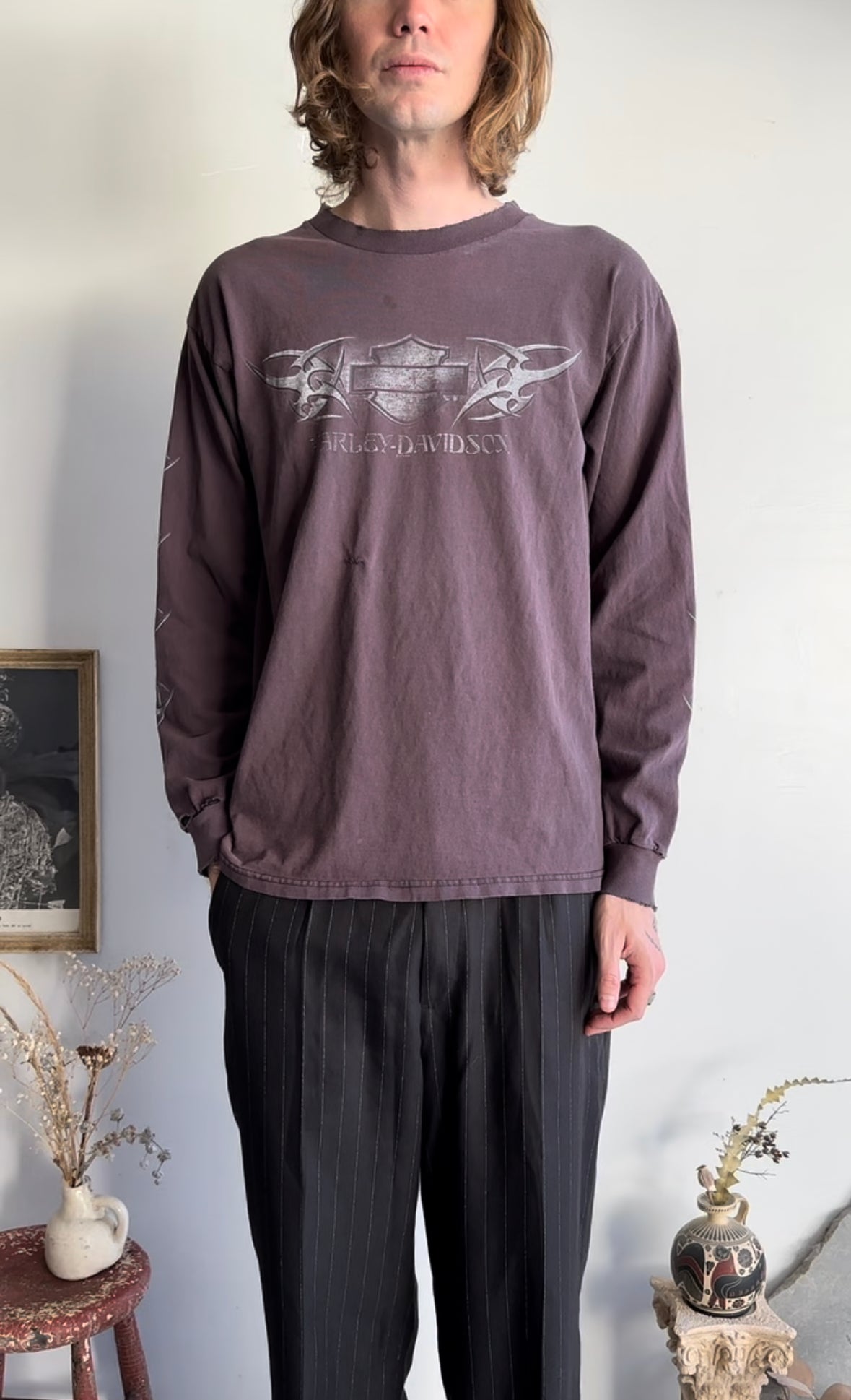 2000s Faded Harley-Davidson Long Sleeve (L/XL)