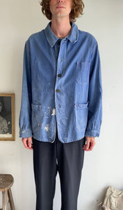 1980s Paint-Splattered Chore Jacket (L)