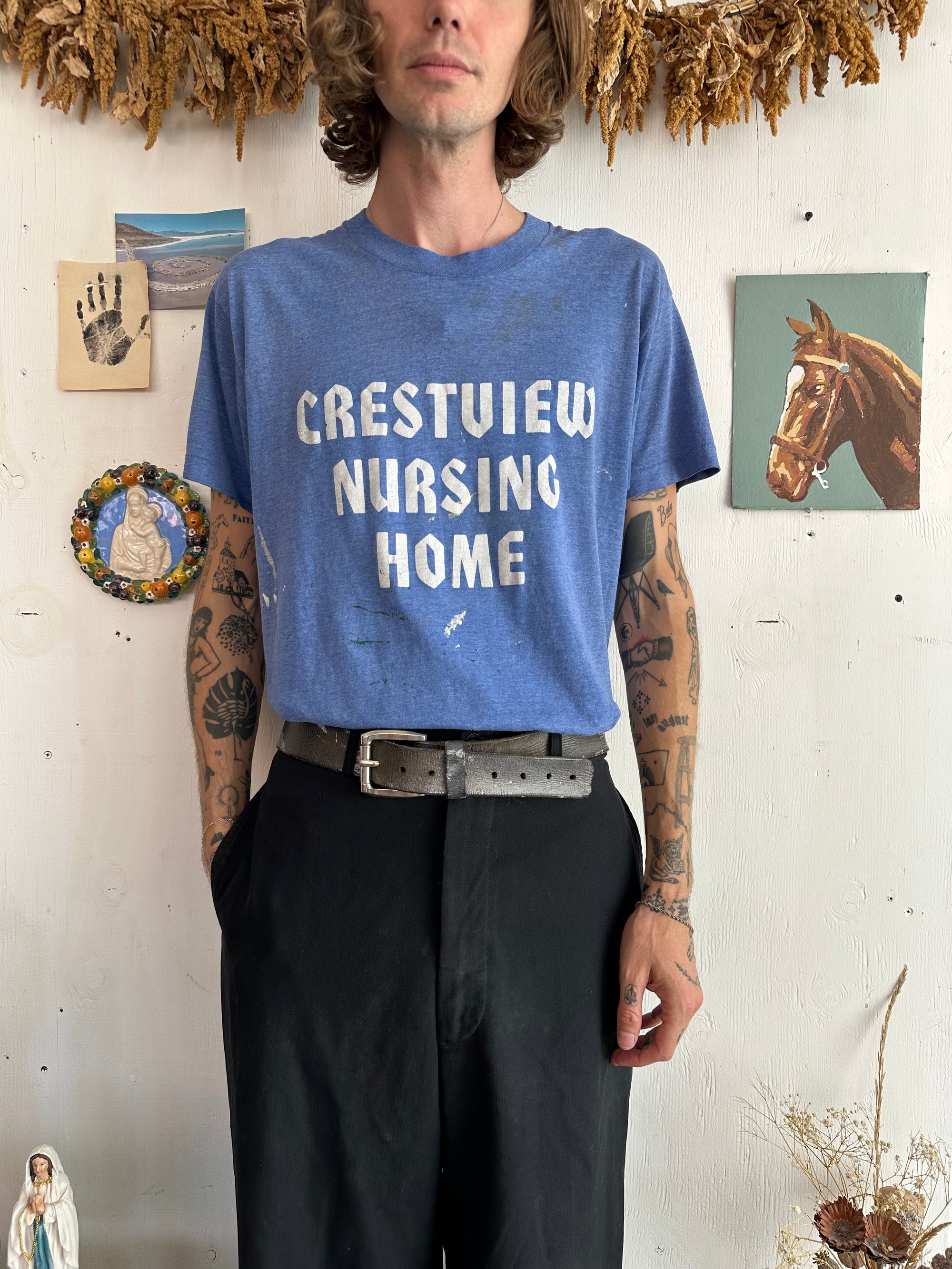 1980s Well Worn Nursing Home T-Shirt (L)