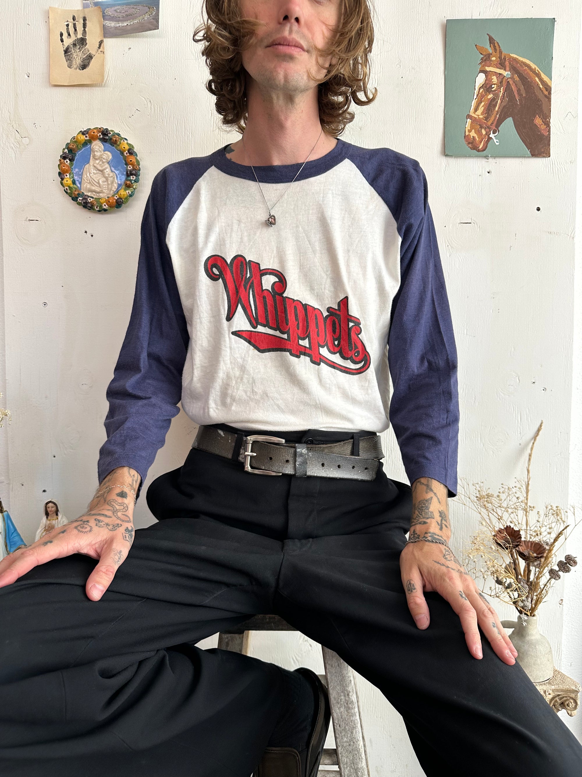 1980s Whippets Baseball Tee (L/XL)