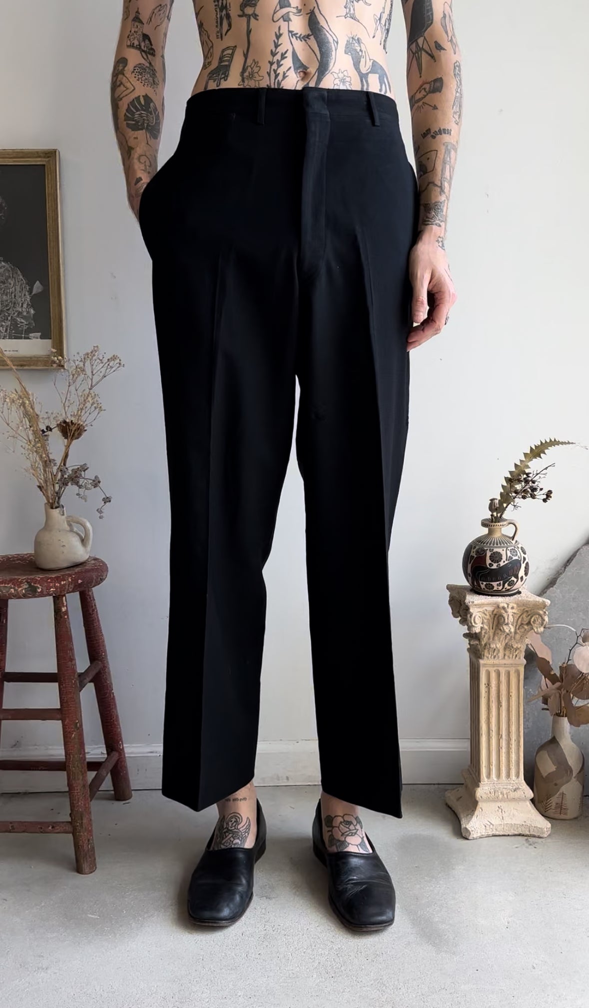 1940s Black Trousers (30 x 31)