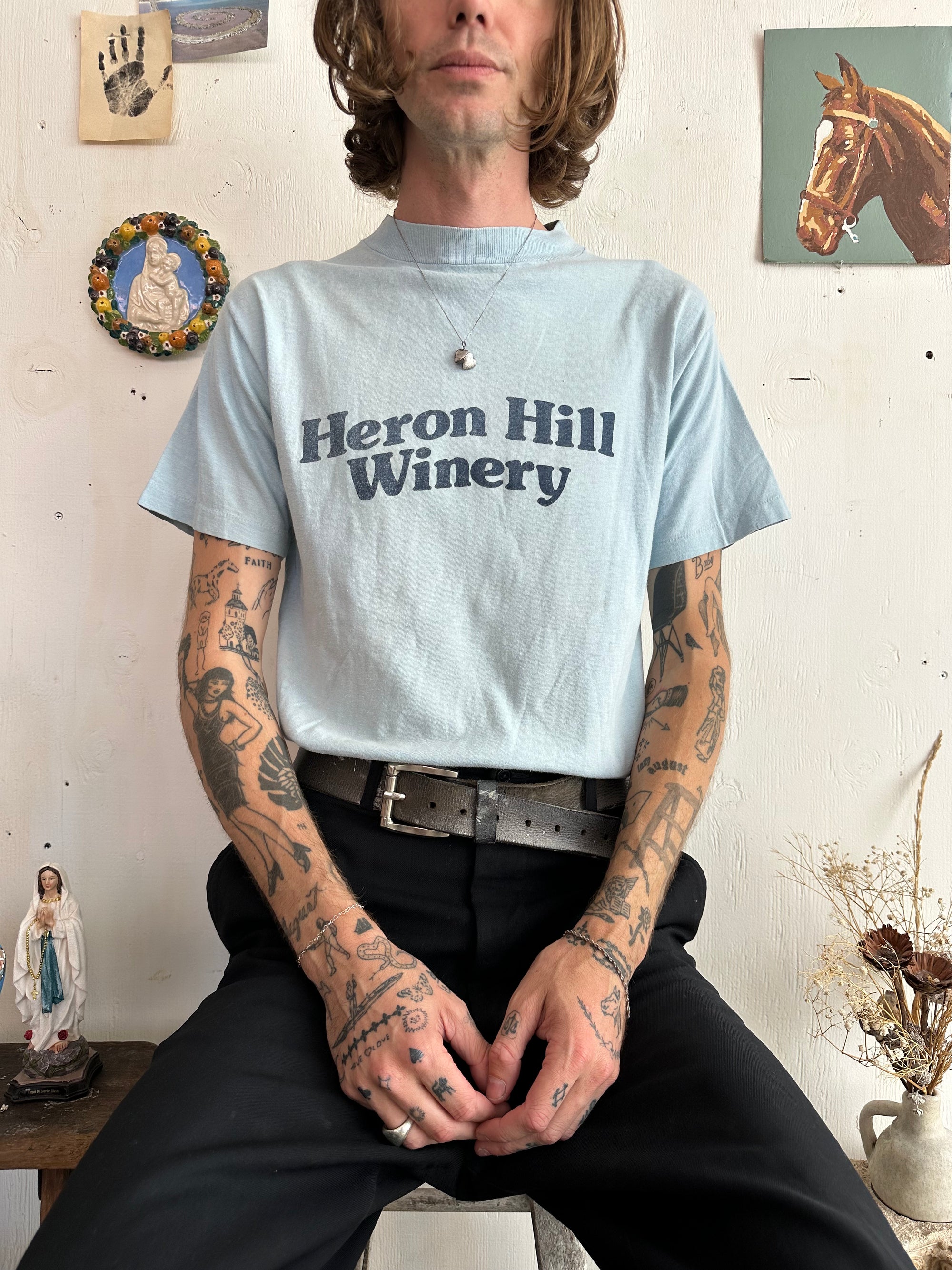 1980s Heron Hill Winery Tee (M/L)