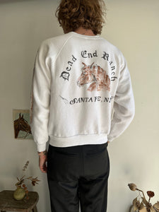 1980s Hand Drawn Dead End Ranch Sweatshirt (S/M)