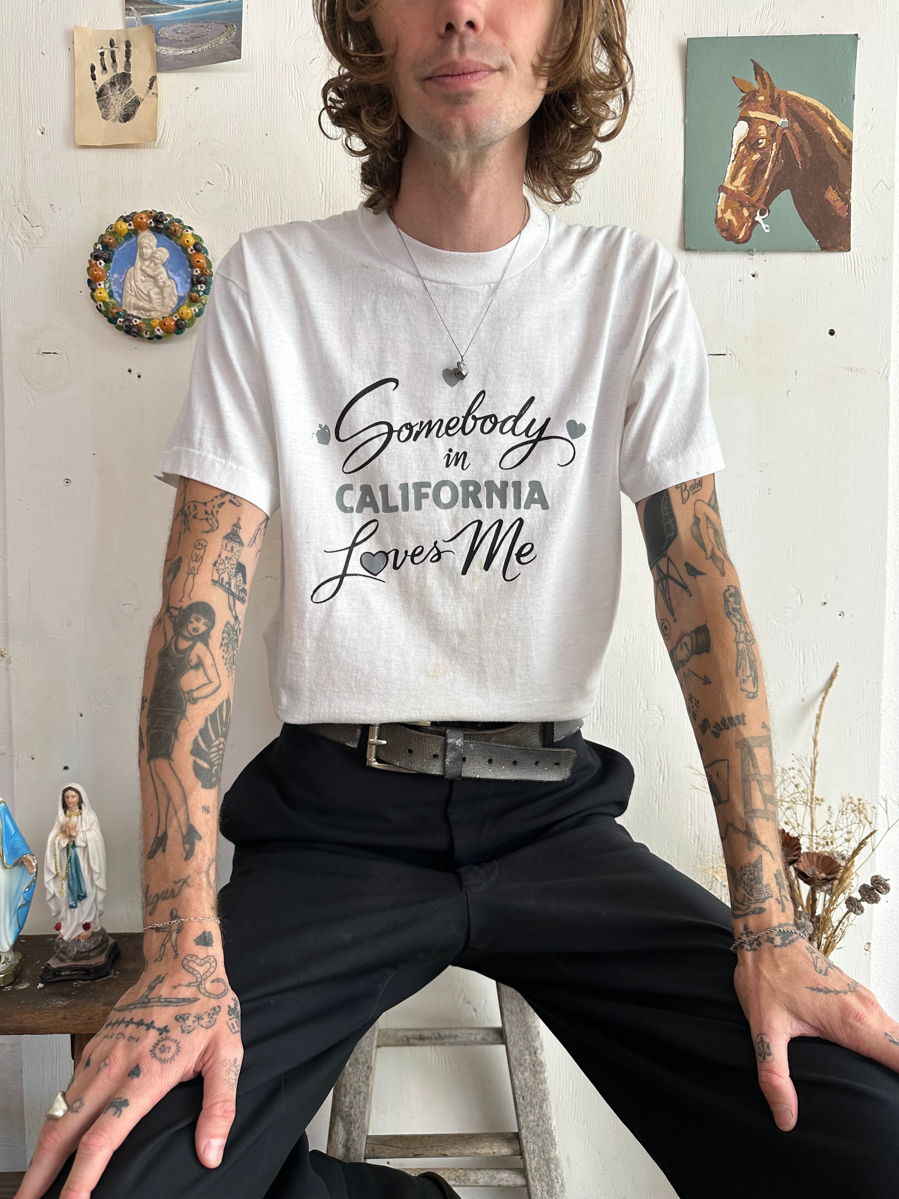 1980s Somebody in California Loves Me Tee (L)