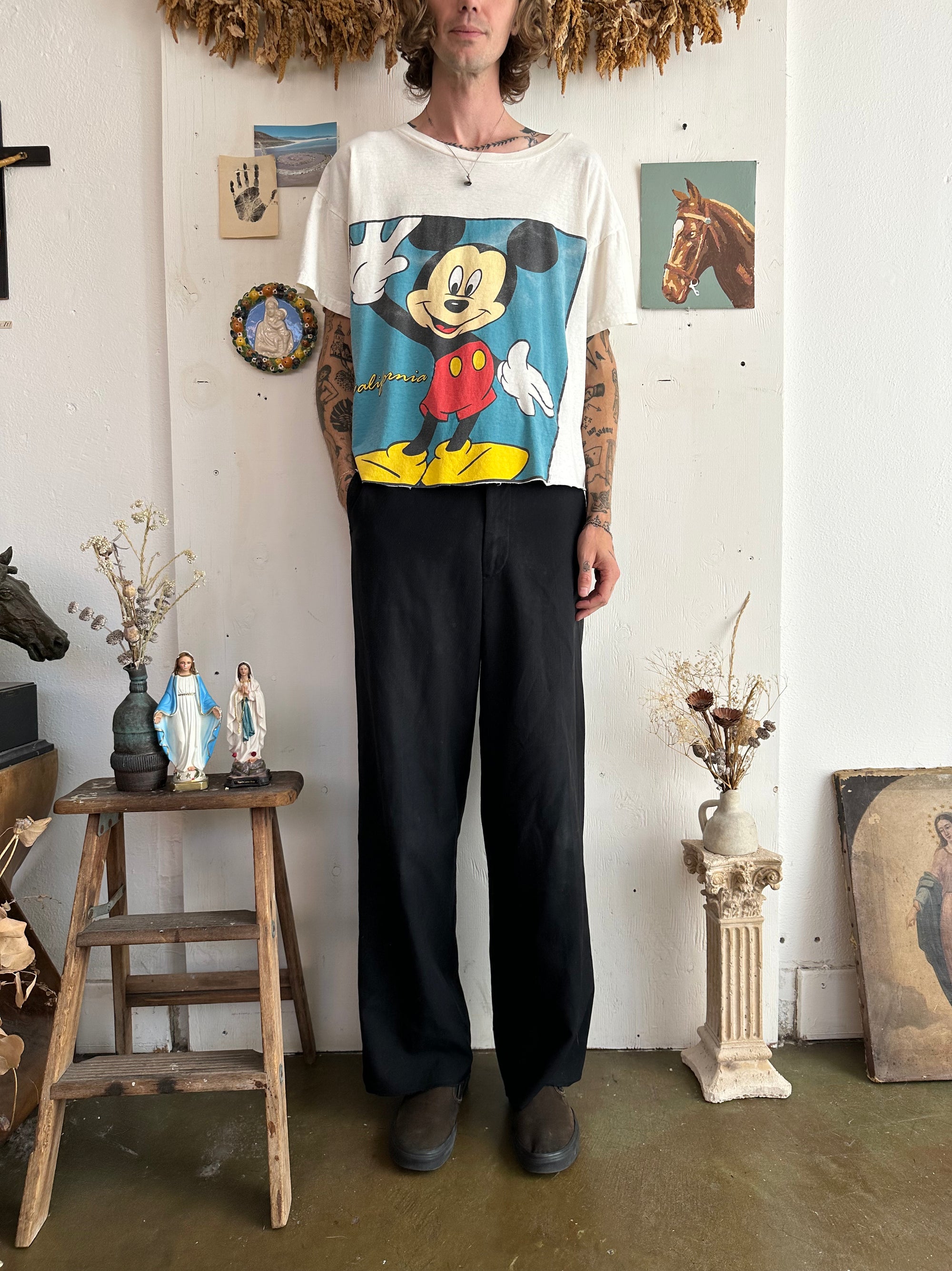 1980s Chopped Mickey Mouse Tee (Boxy XL)