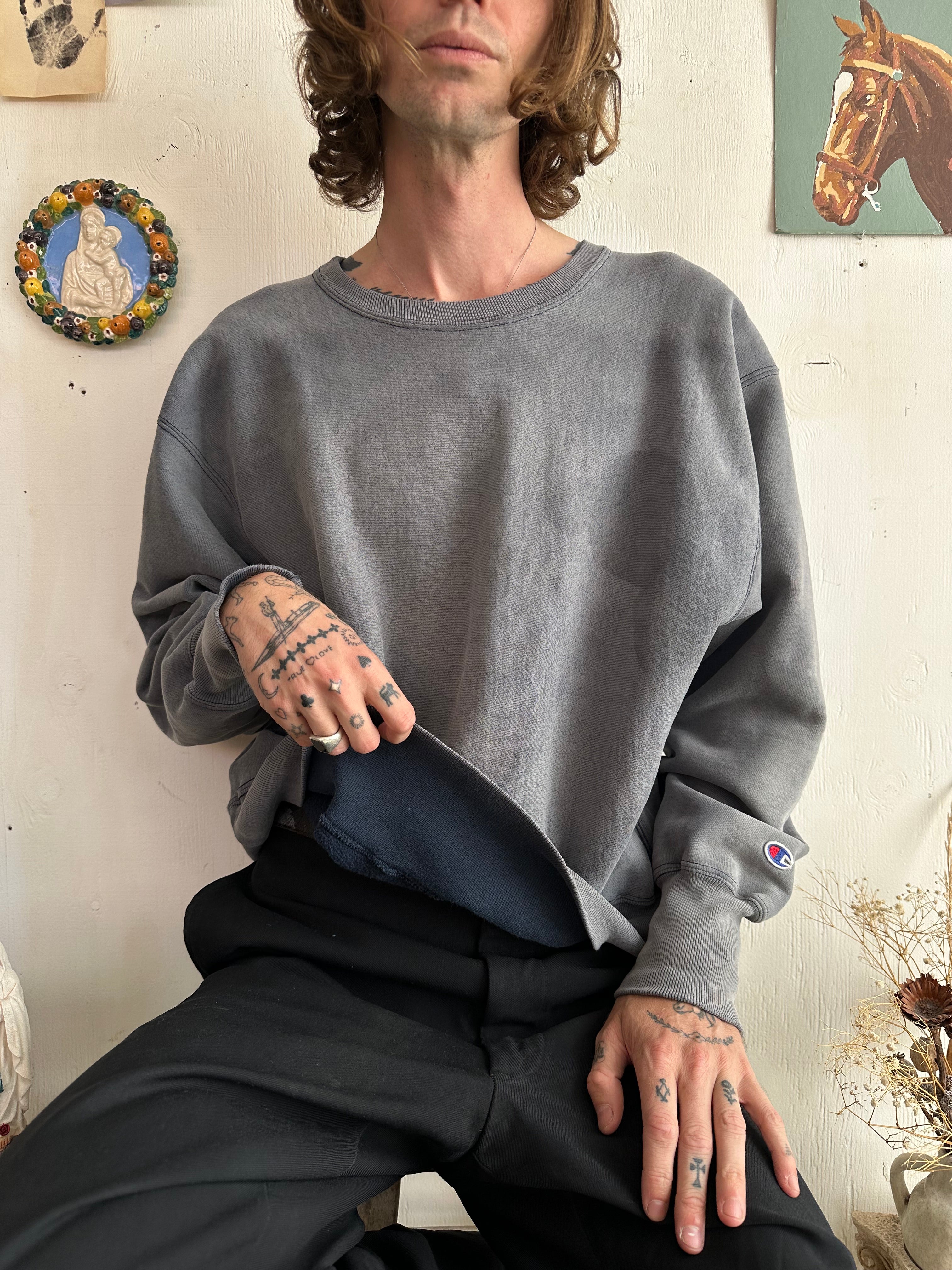 1990s Sunfaded Champion Reverse Weave (Boxy L)