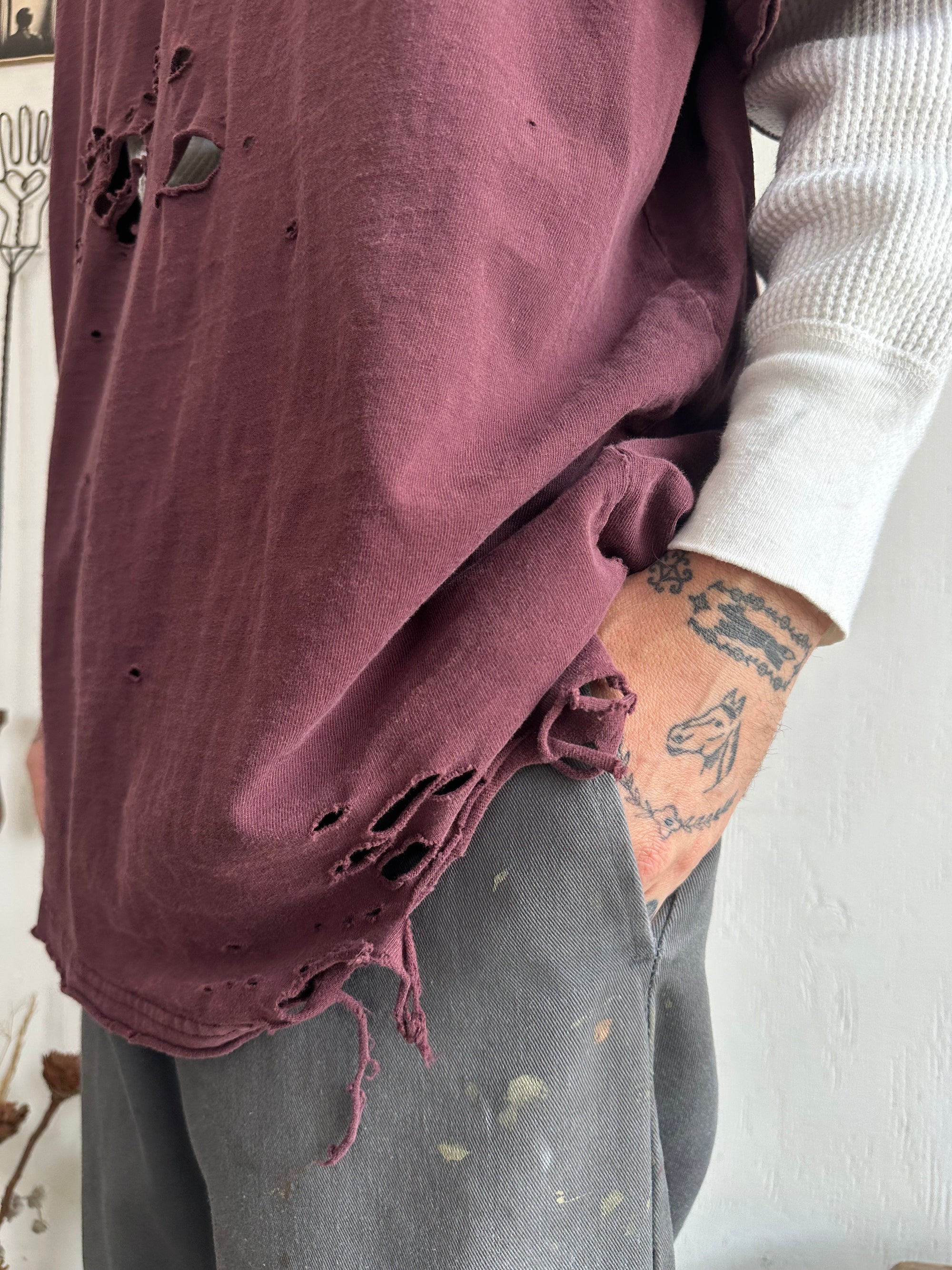 1990s/2000s Thrashed Carhartt Tee