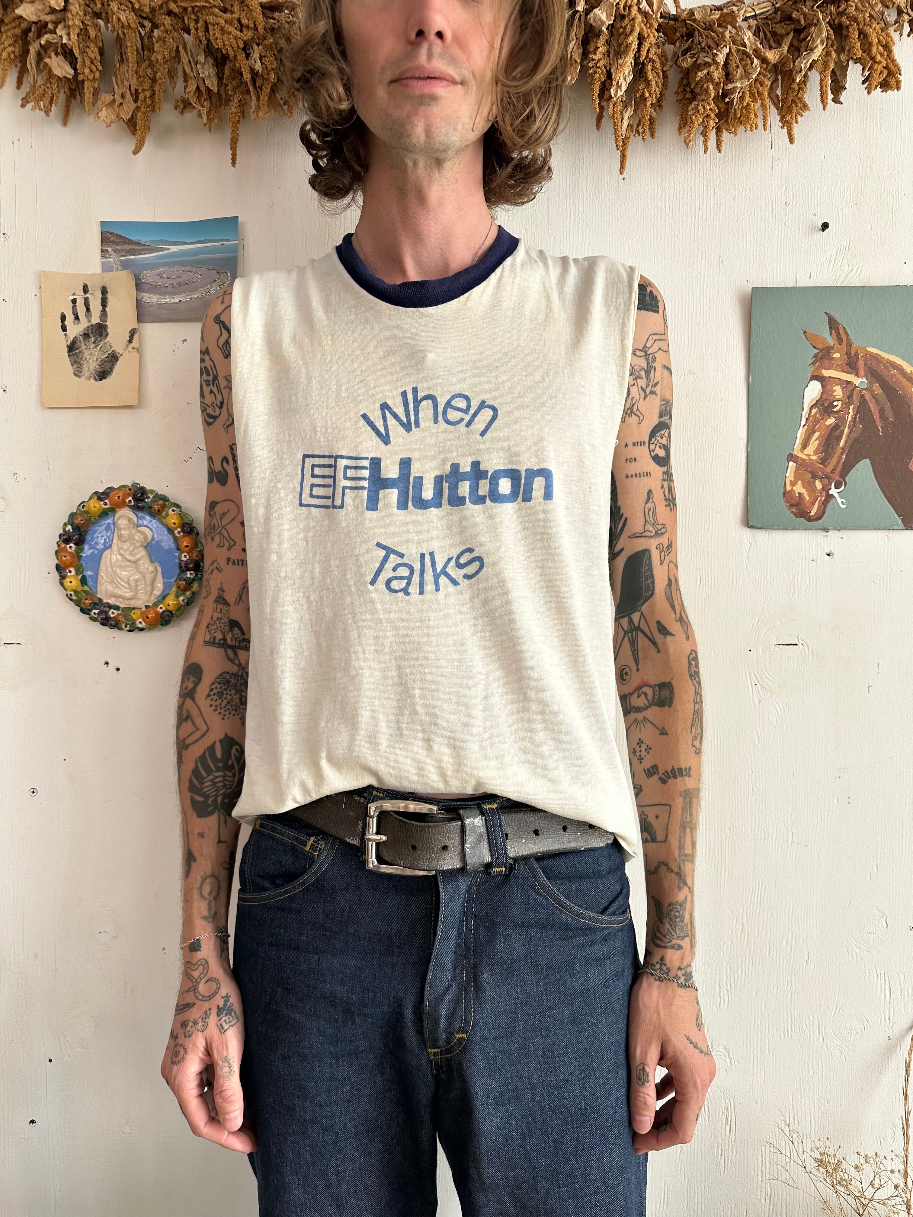 1970s People Listen Muscle Tee (M)