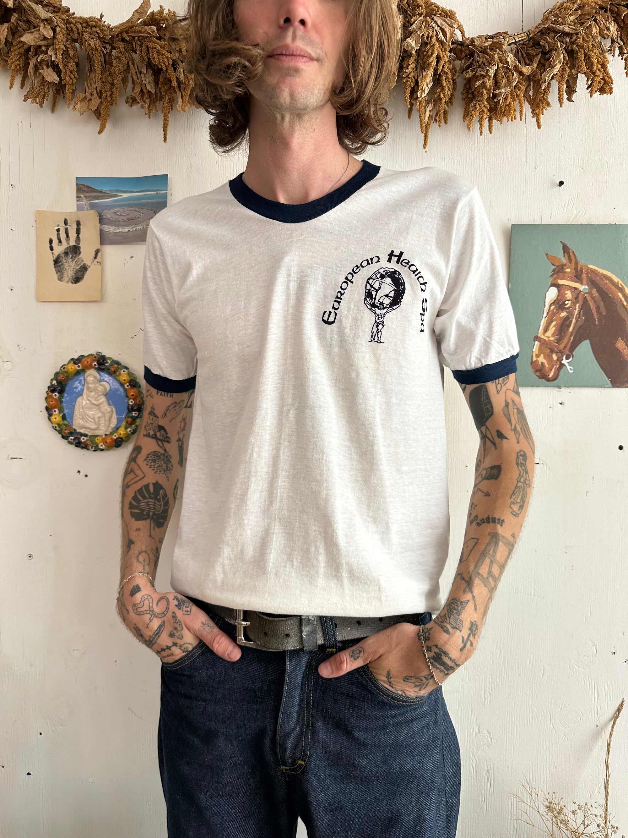 1980s European Health Spa Tee (M)