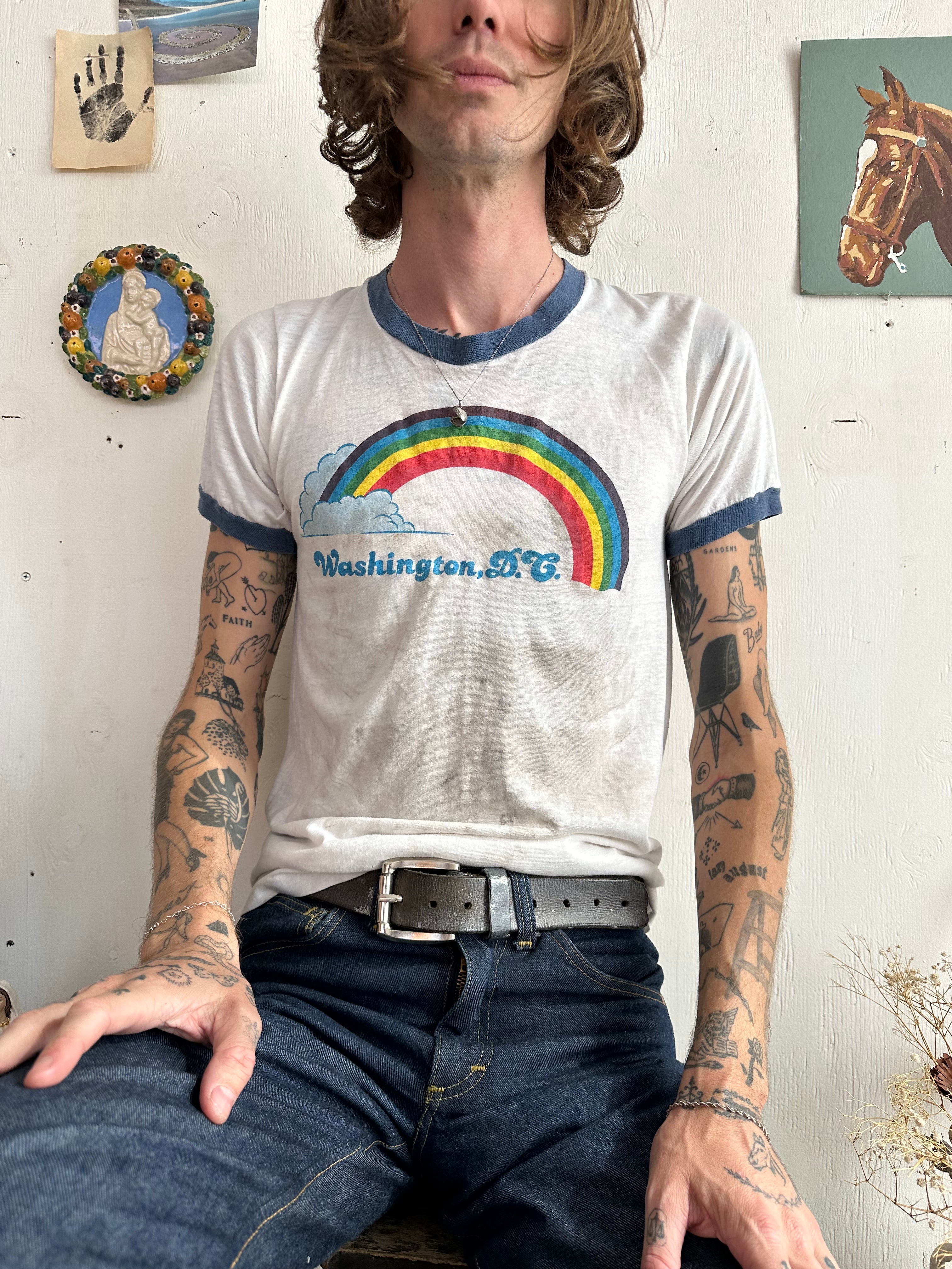 1980s Thrashed Washington D.C. Pride Tee (S)