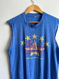 1980s Thrashed Shoot for the Stars Muscle Tee (M/L)