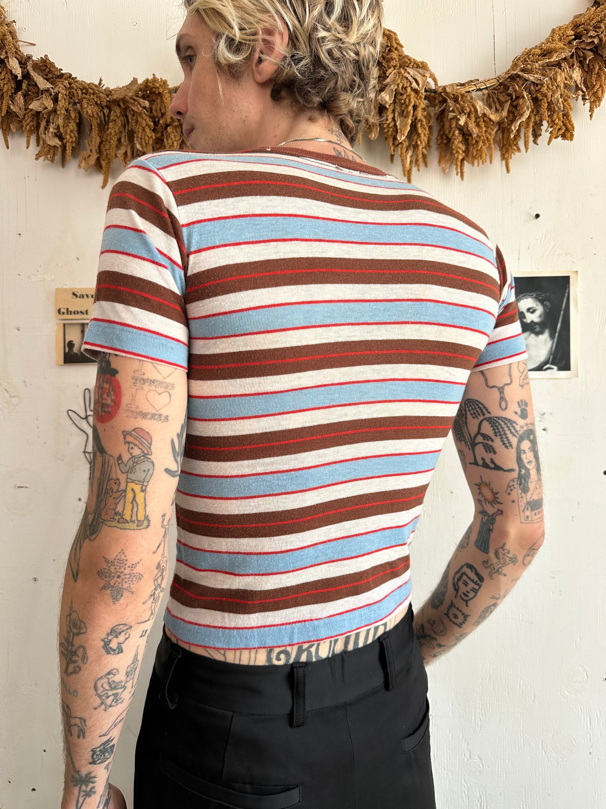 1970s Striped Tiny Tee