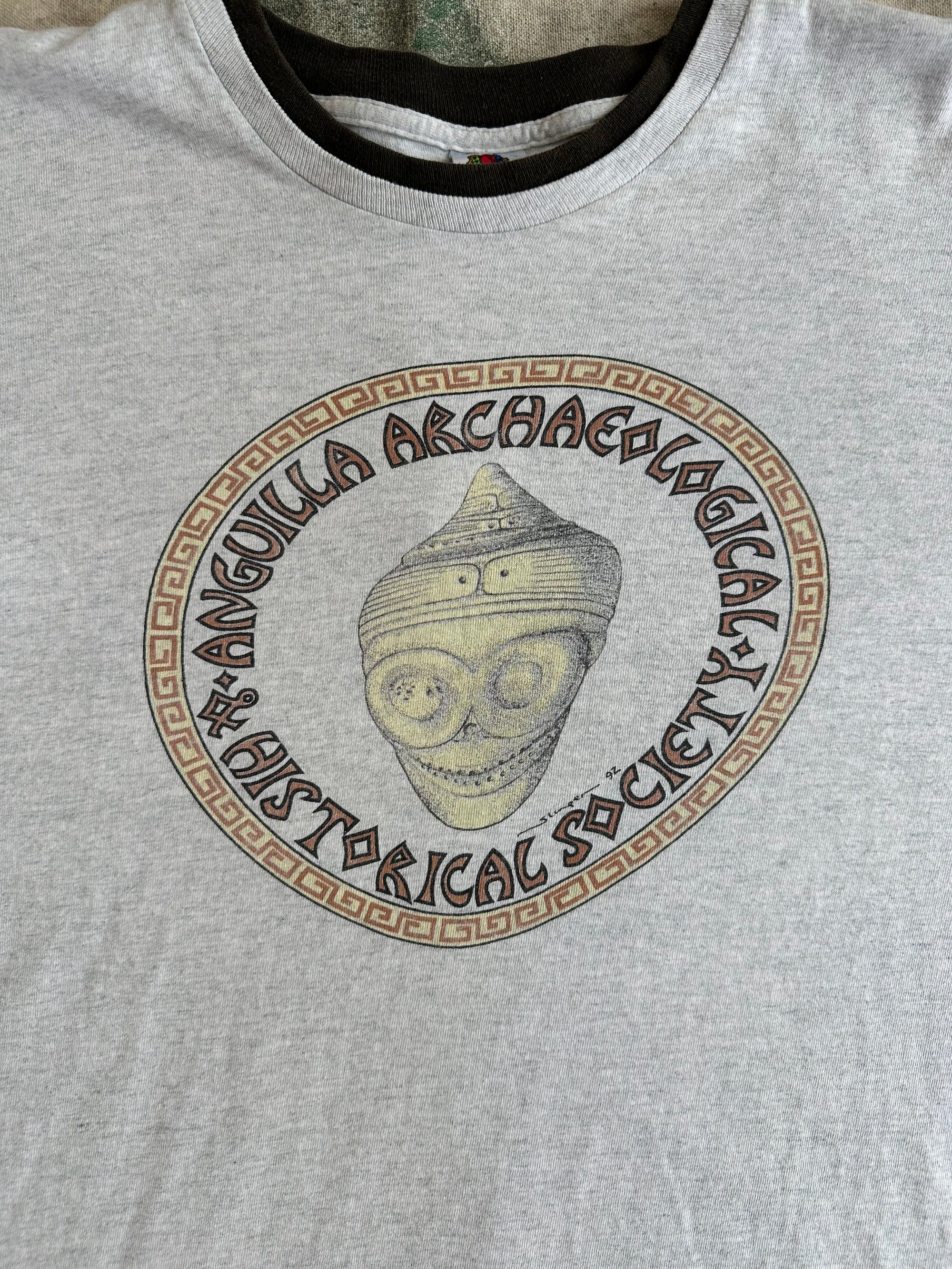 1990s Double Sleeved Historical Society Tee (Boxy XL)