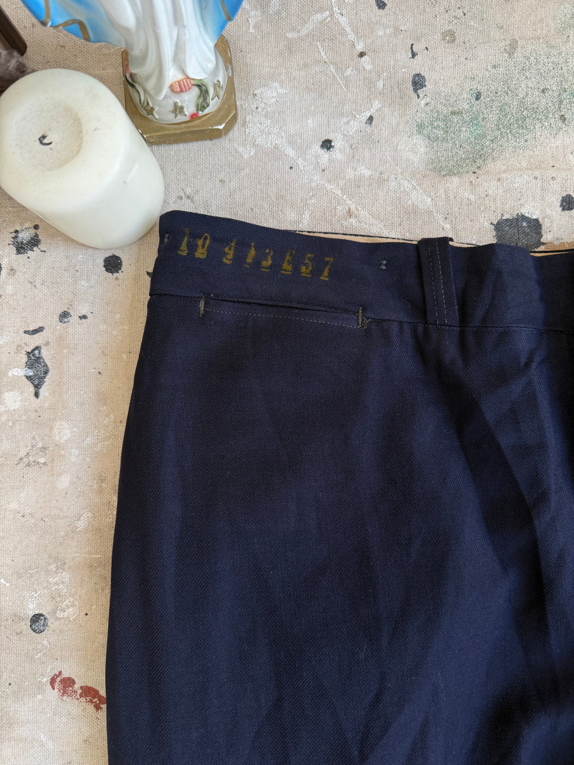 1957 Union Made Navy Blue Trousers