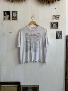 1994 Paper Thin Insider Newspaper Tee (Boxy L)