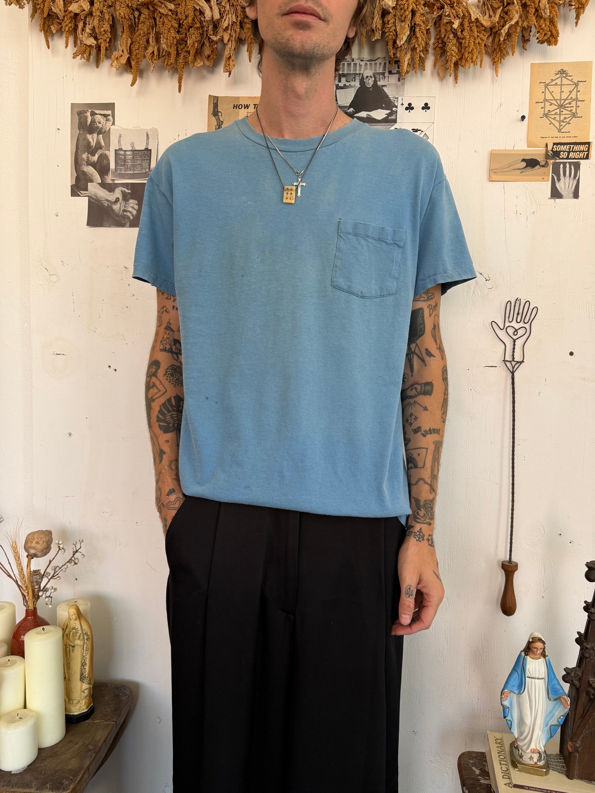 1990s Sunfaded Blank