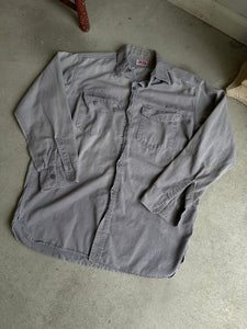 1970s Slate Gray Work shirt (XXL)