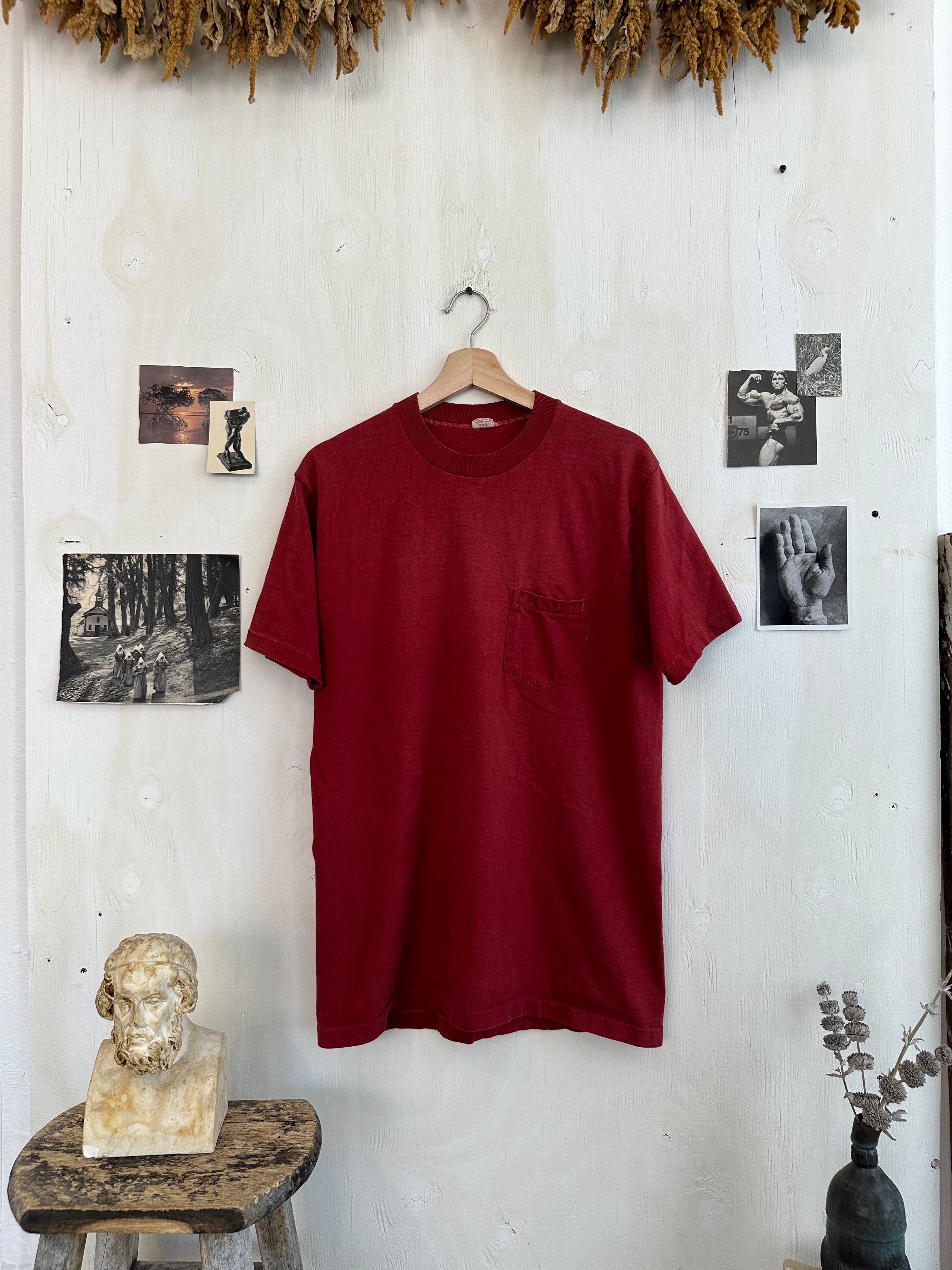 1970s Wine Red Pocket Blank (M/L)