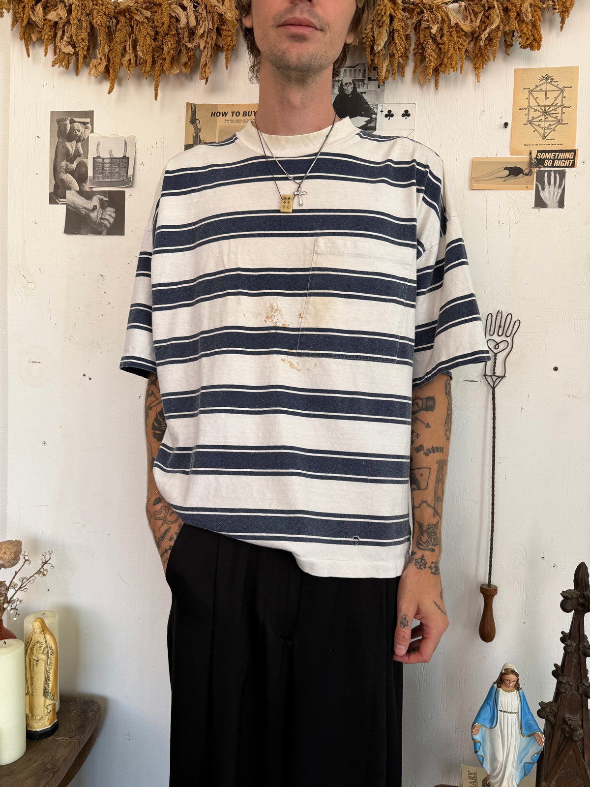 1990s GAP All Cotton Striped Tee