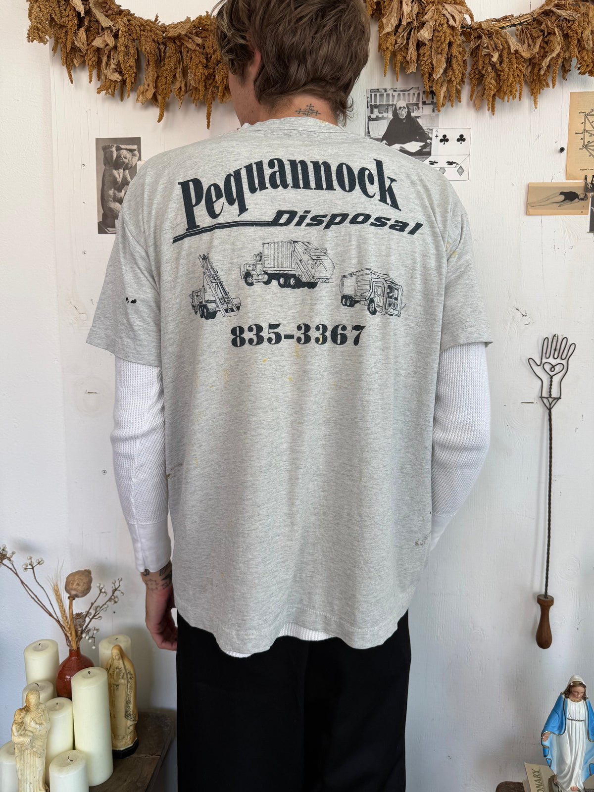 1990s Thrashed Pequannock Disposal Tee