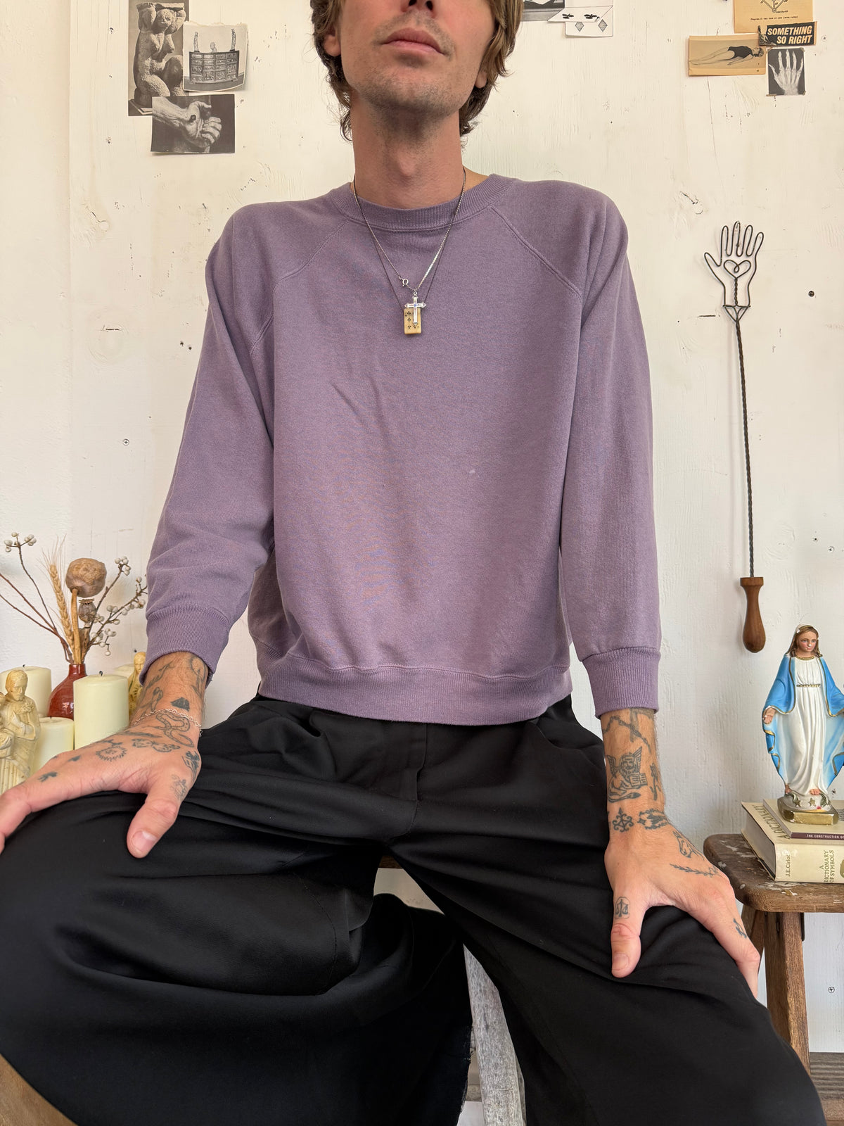 1980s Lavender Sweatshirt