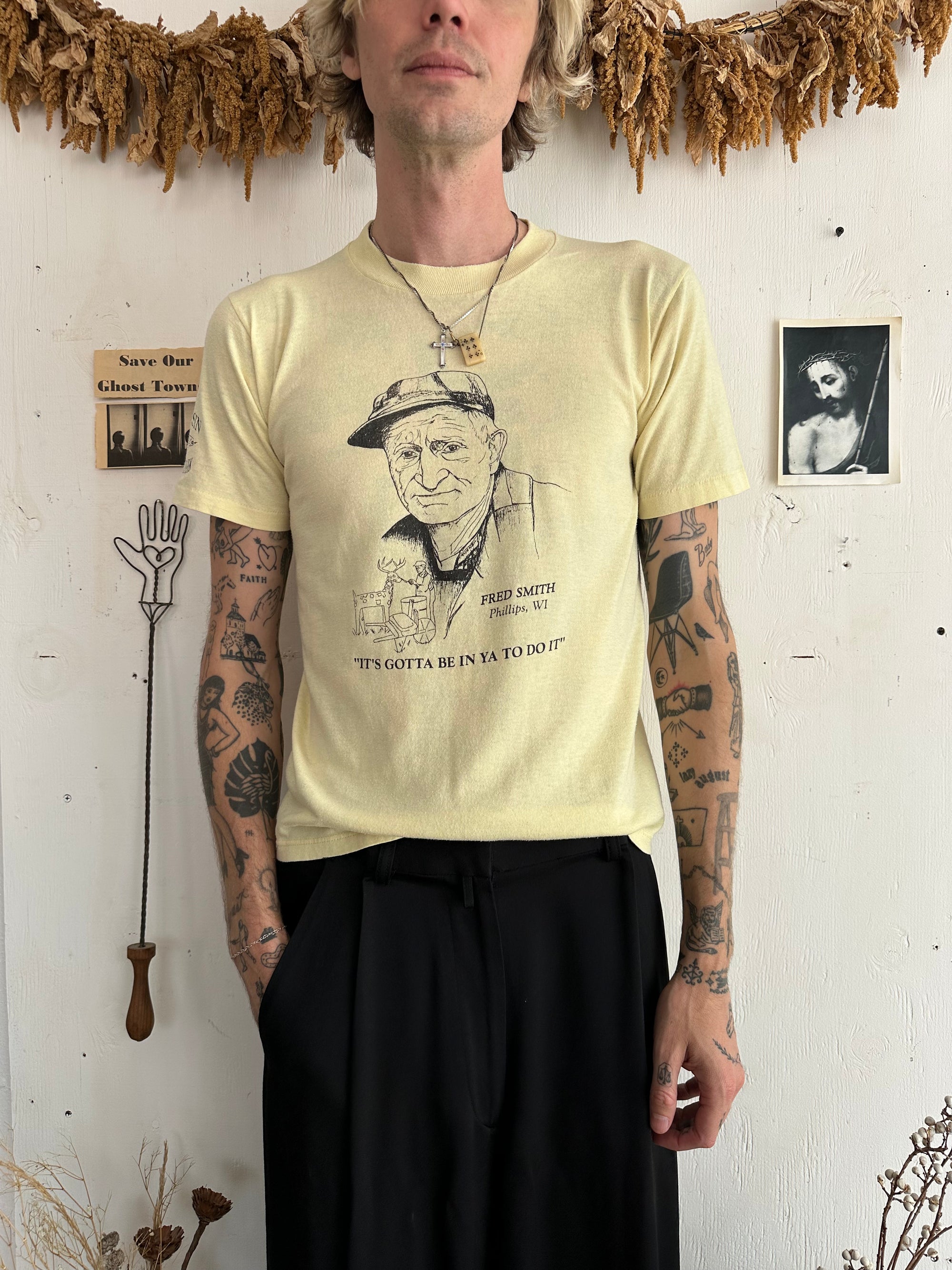 1980s Fred Smith Portrait Tee