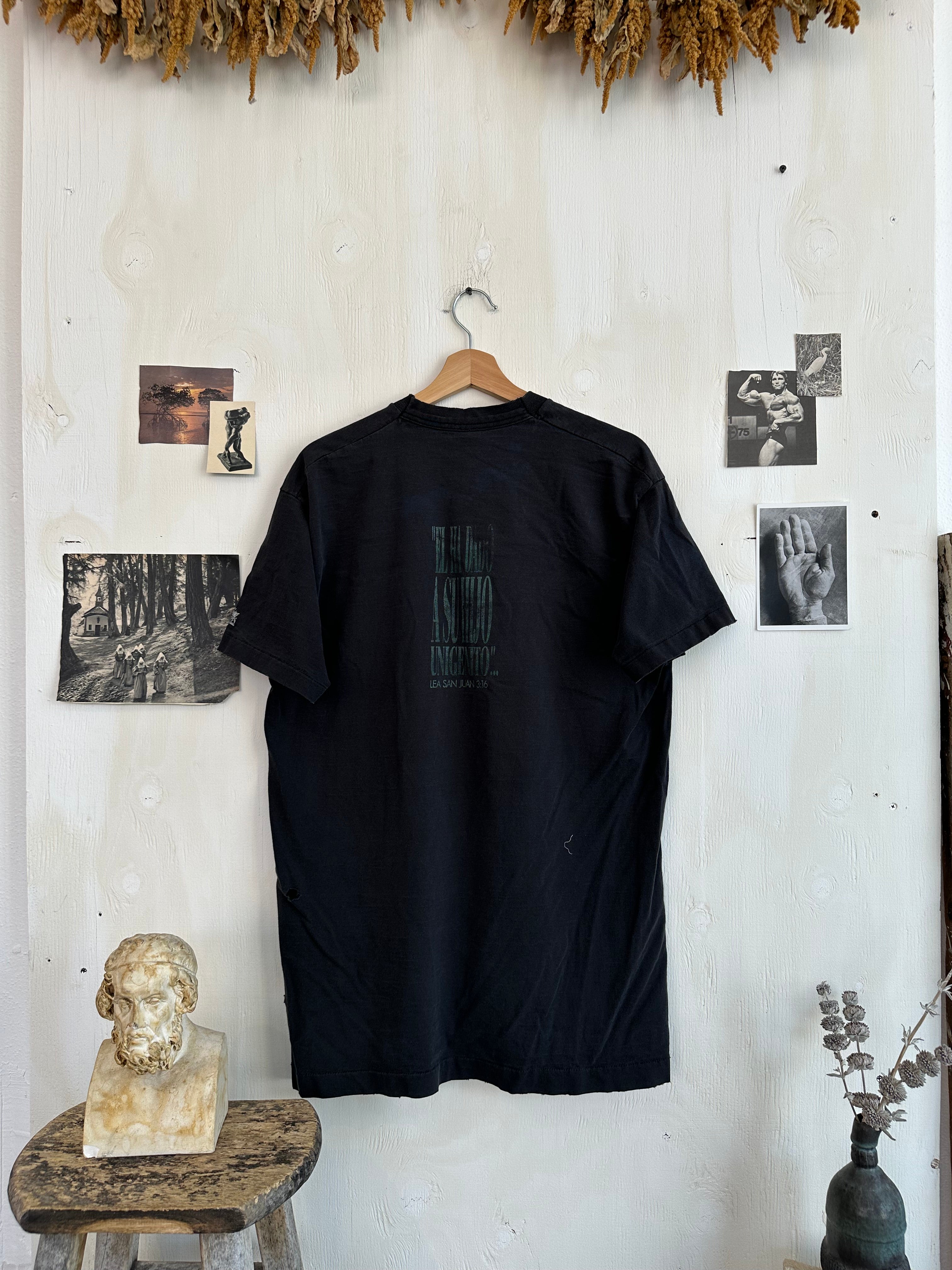 1990s Faded Jesus T-Shirt (XL)