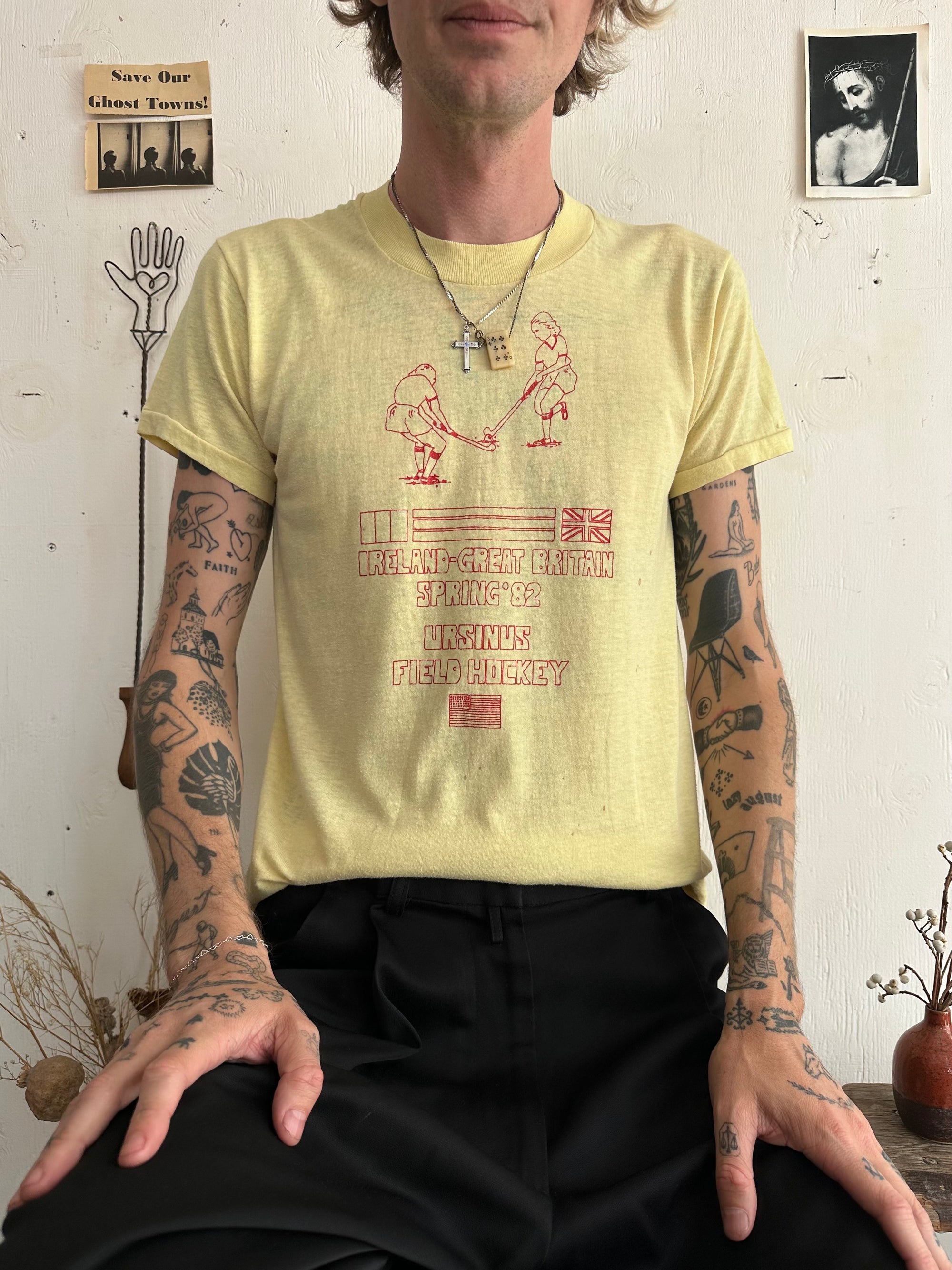 1982 Well Worn Field Hockey Tee