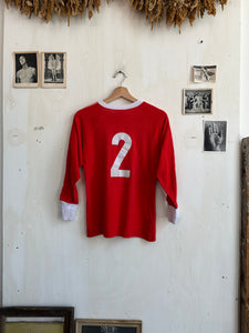 1970s Cotton Jersey Tee W/ Chevron Detail (S)