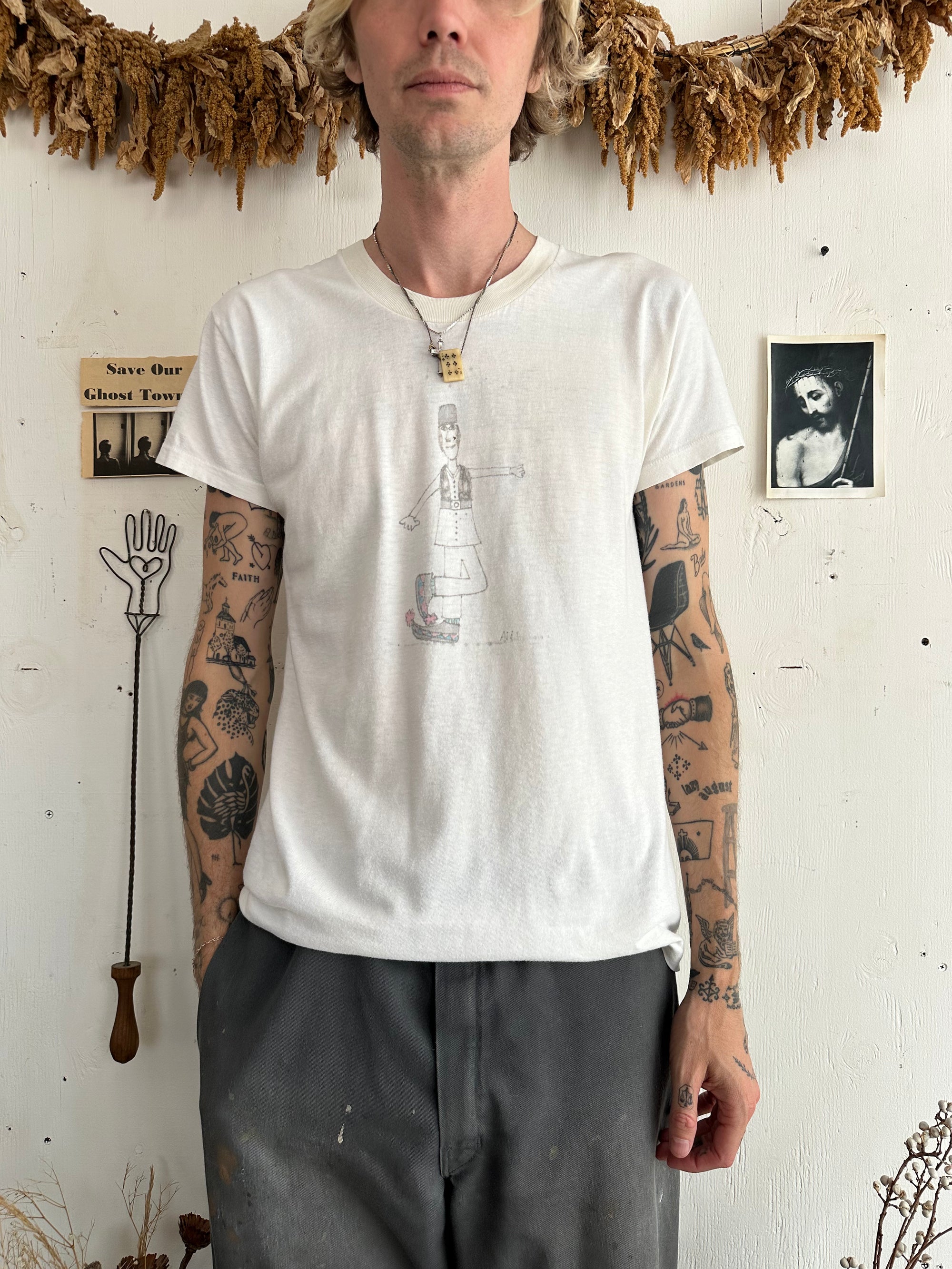 1980s Handdrawn Dude Tee