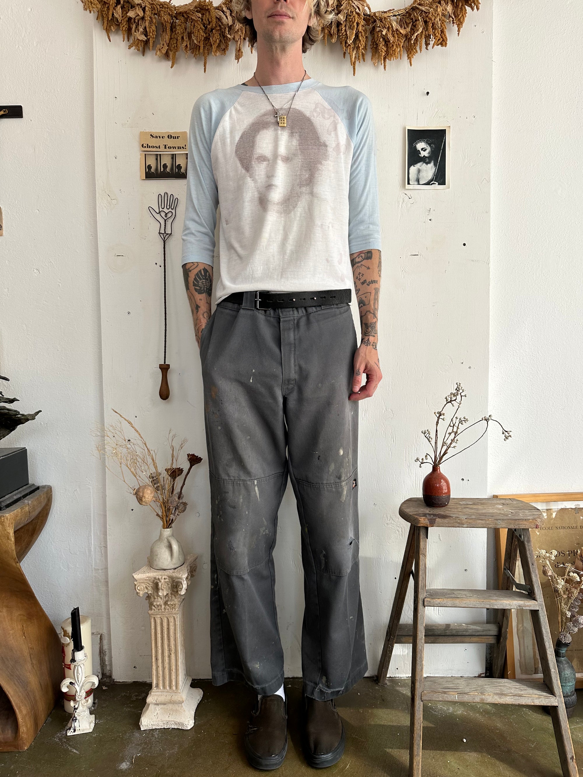 1970s Well Worn Portrait Baseball Tee