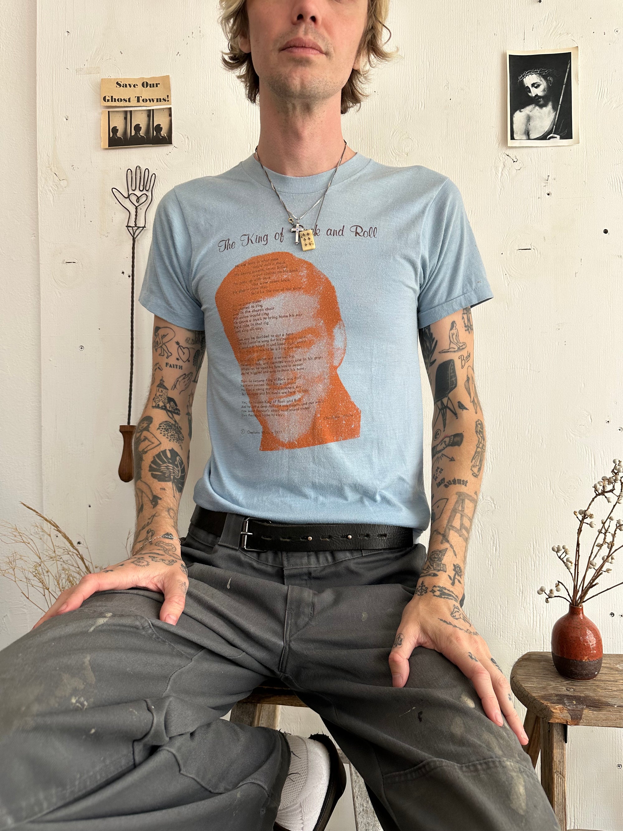 1980s The King of Rock and Roll Tee