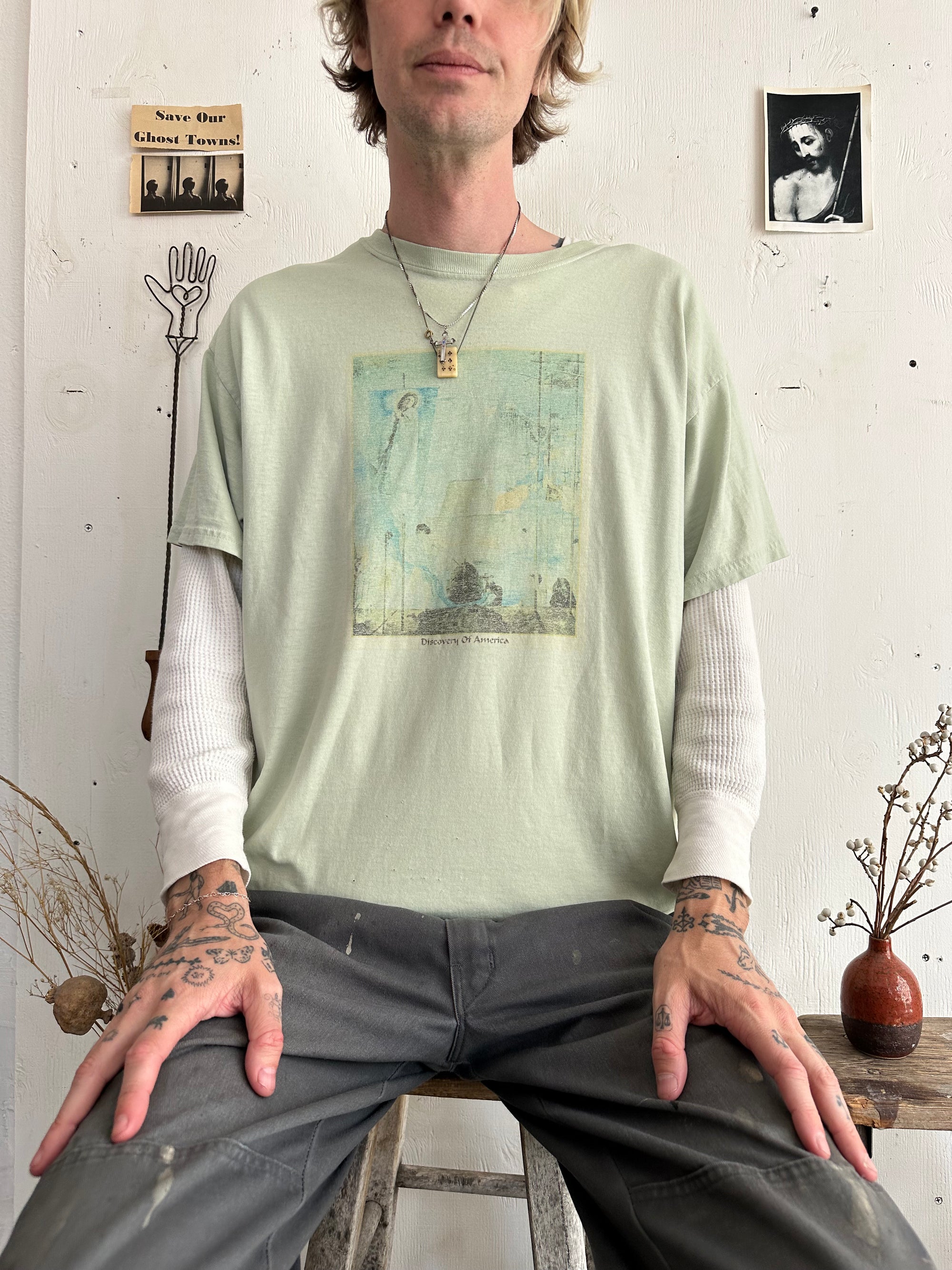 1990s Salvador Dali “Discovery of America” Tee