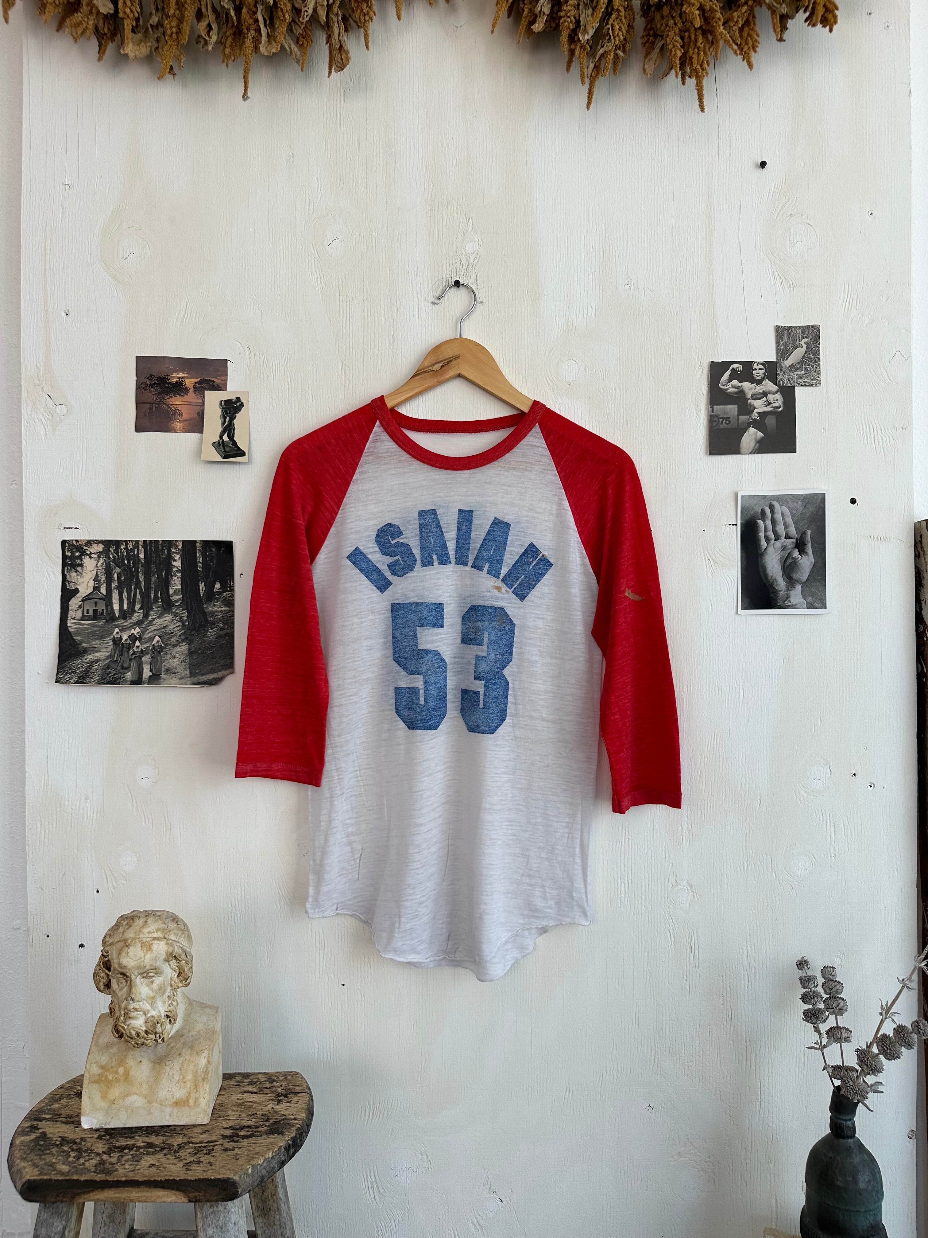 1970s Paper Thin Isaiah Baseball Tee (M)