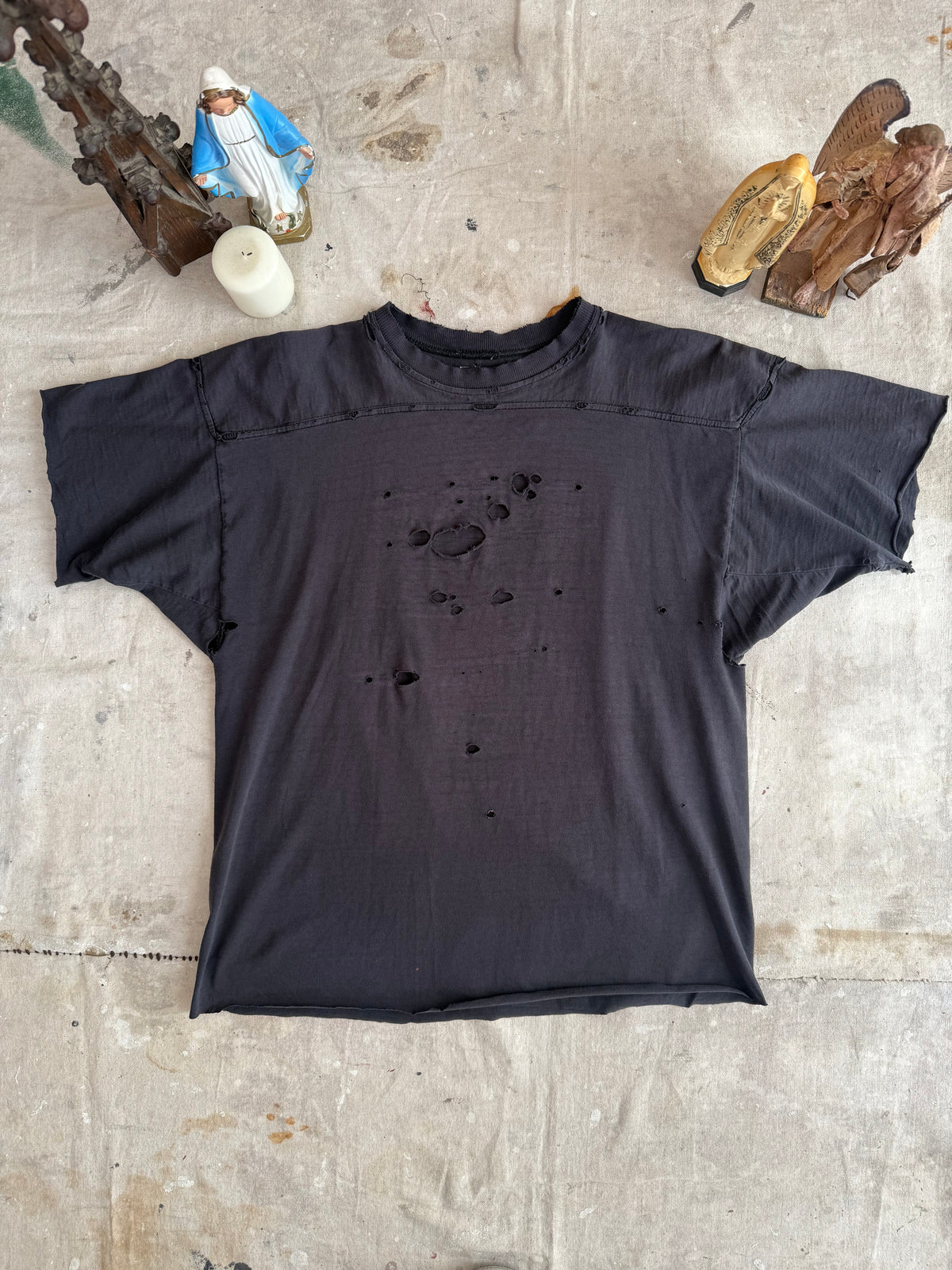 1970s Thrashed Cotton Football Jersey